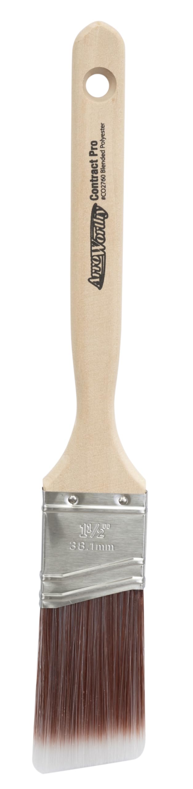 Gripper Cloth Beige Arroworthy 1.5" Contract Pro Angle Sash Paint Brush Co2760-1.5