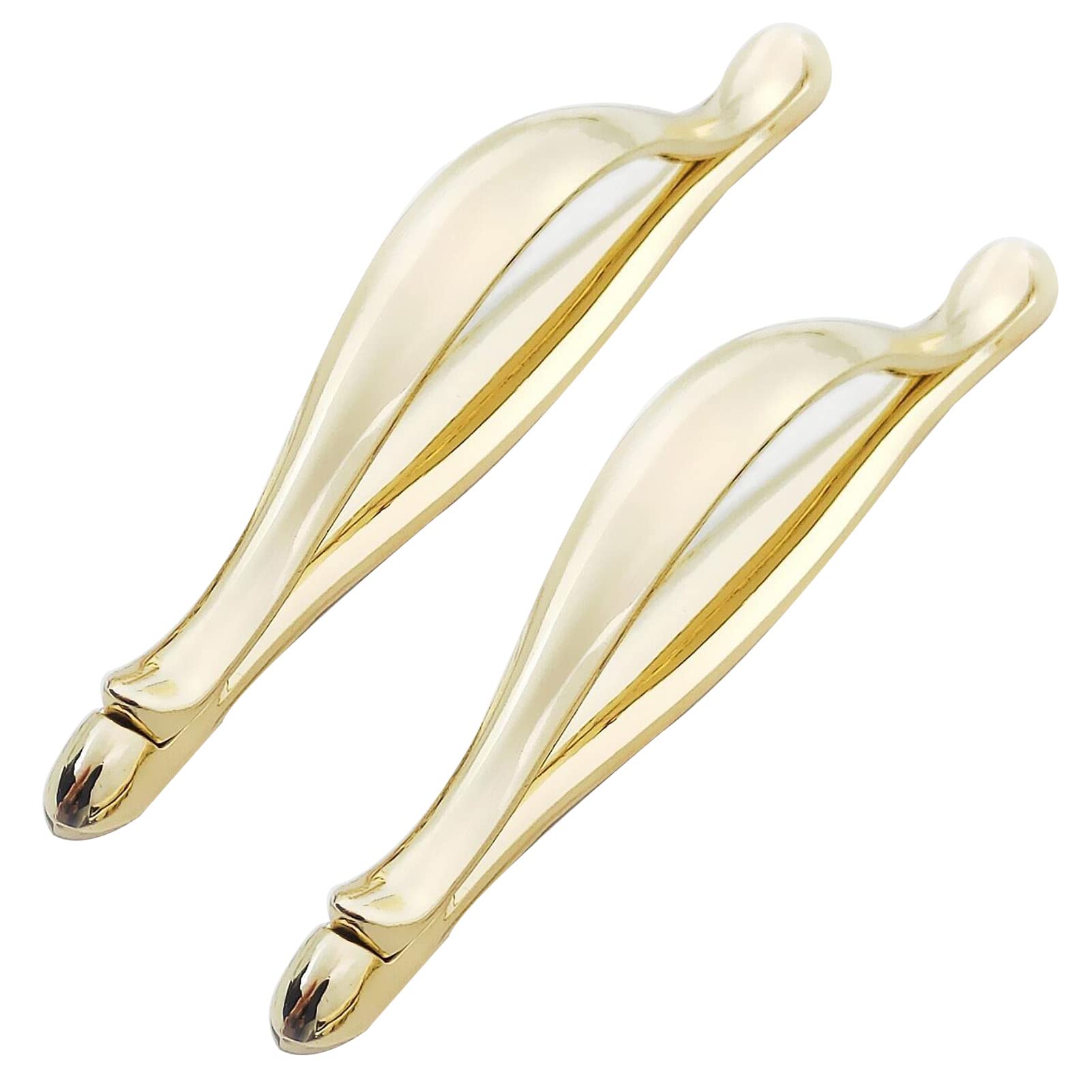 Niusabou D Bow Pulls Oor Handles, Kitchen Cabinet Rawer Oor Bow Pulls Zincy Handles 2 Pack 96-192Mm Screws Included(,Hole Istance 192Mm)