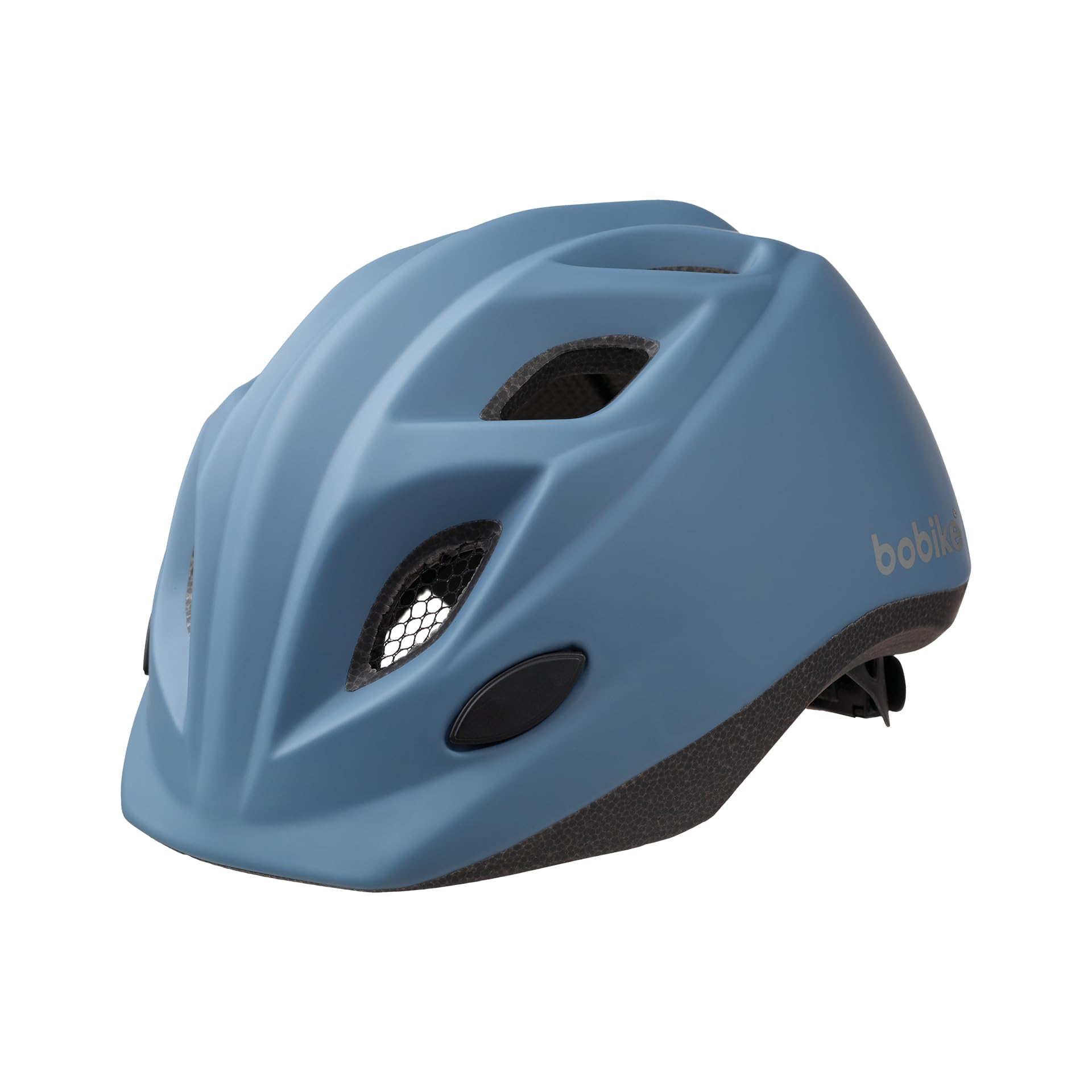Bobike 8740900025 Kids Helmet S 52-56cm, Age 5 and up, Unisex Bike Kids Helmet With 10 Cooling Vents, Lightweight, Two Reflective Stickers, Citadel Blue Matte