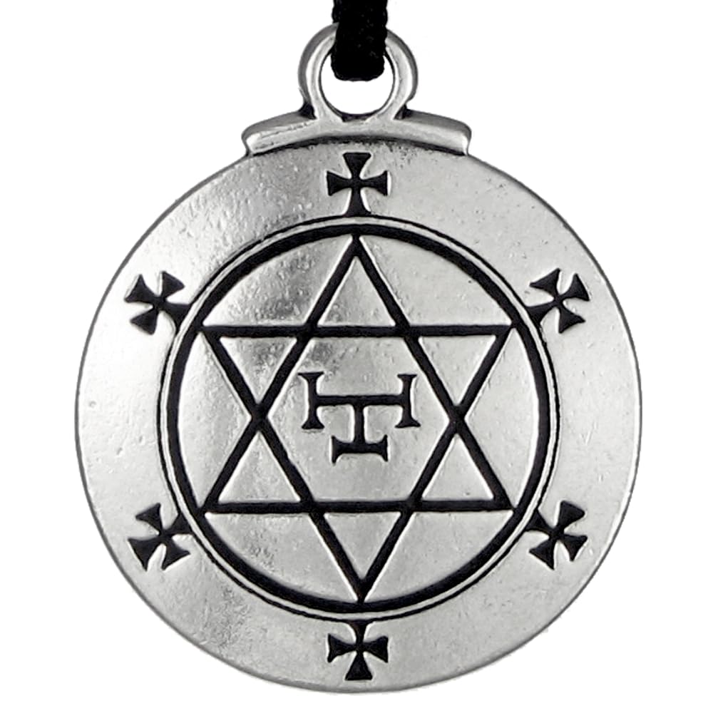 Hexagram of Solomon Talisman Pentacle Seal Pendant Necklace