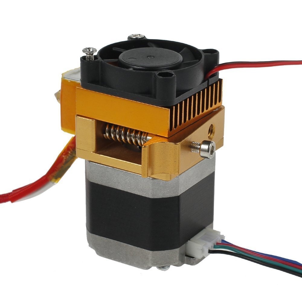 DollaTek Impresora 3D MK8 Extrusora hotend 0.4mm Boquilla Última actualización Cabeza de impresión 1.75mm Filamento para impresora 3D Reprap Mendel MakerBot & Rework