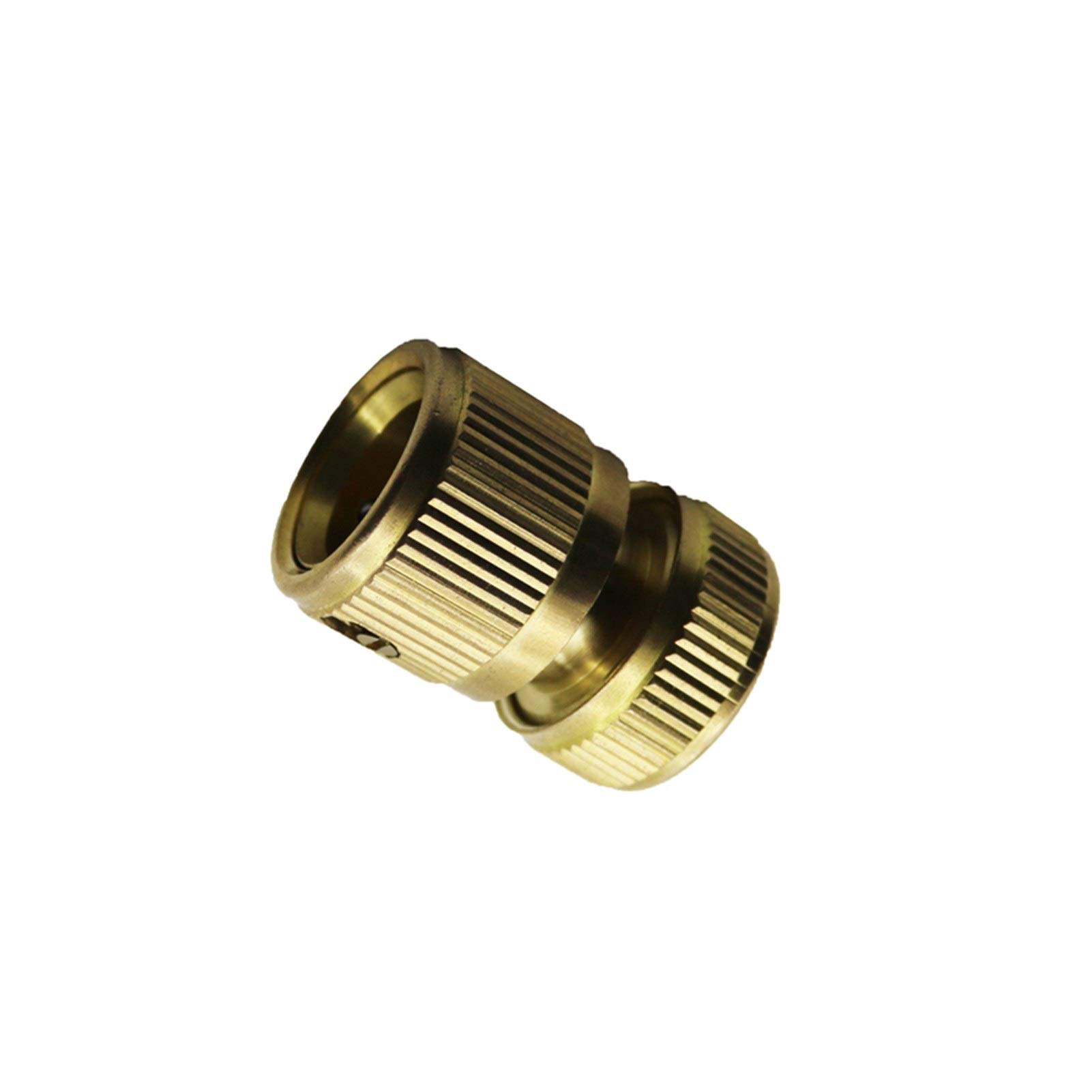 Rociador de riego para jardín, 6 piezas, accesorios de cobre, conexión rápida para grifo y manguera de lavadora, y accesorios estándar para pistola de agua industrial (diámetro: 16 mm, juntas de sel