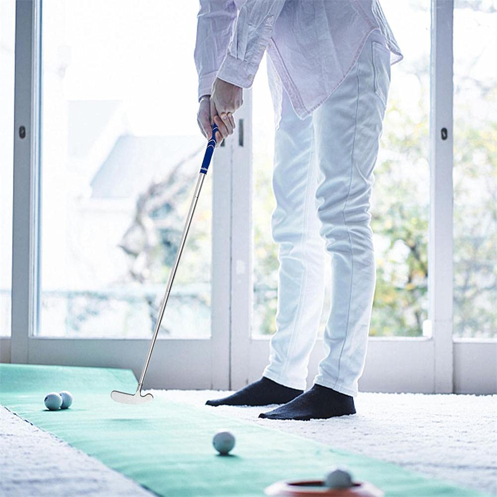 Putter de golf - Varilla de golf extraíble ajustable de aleación bidireccional para golfistas diestros o zurdos, mango antideslizante, fácil de instalar, club de práctica de golf para niños y adultos