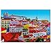 Puzzle Portogallo Alfama Lisbona Puzzle da 1000 pezzi per adulti e famiglie Regalo di viaggio in legno Souvenir 30x20 pollici