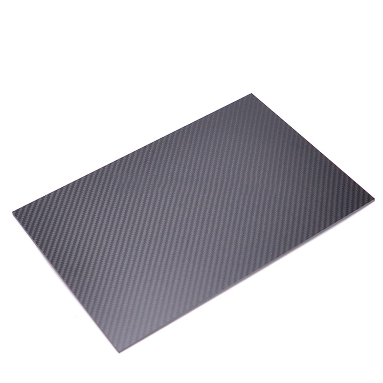 1pcs 200 * 300mm 3k Glossy Matte Twill Plain Carbon Fiber Sheet Plate Panel Board Virous Thickness 0.2 0.5,1,1.5,2,3,4,5,6mm 3k Carbon Fiber(1.0mm Twill Matte)