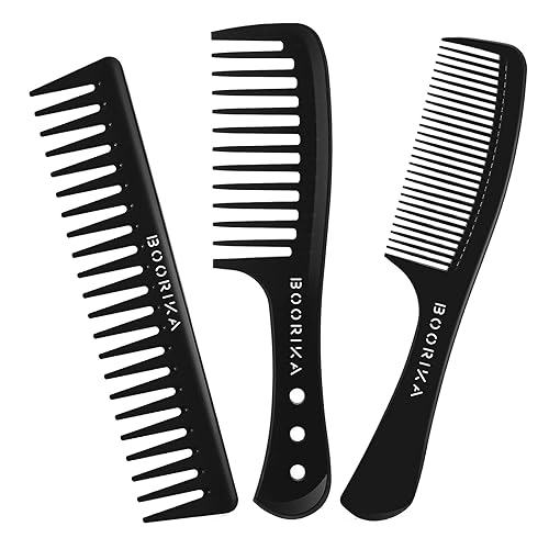 Peine de dientes anchos  Peine de dientes anchos suave y resistente para rizos  Peine rizado para cabello largo húmedo o rizado  Peine resistente al