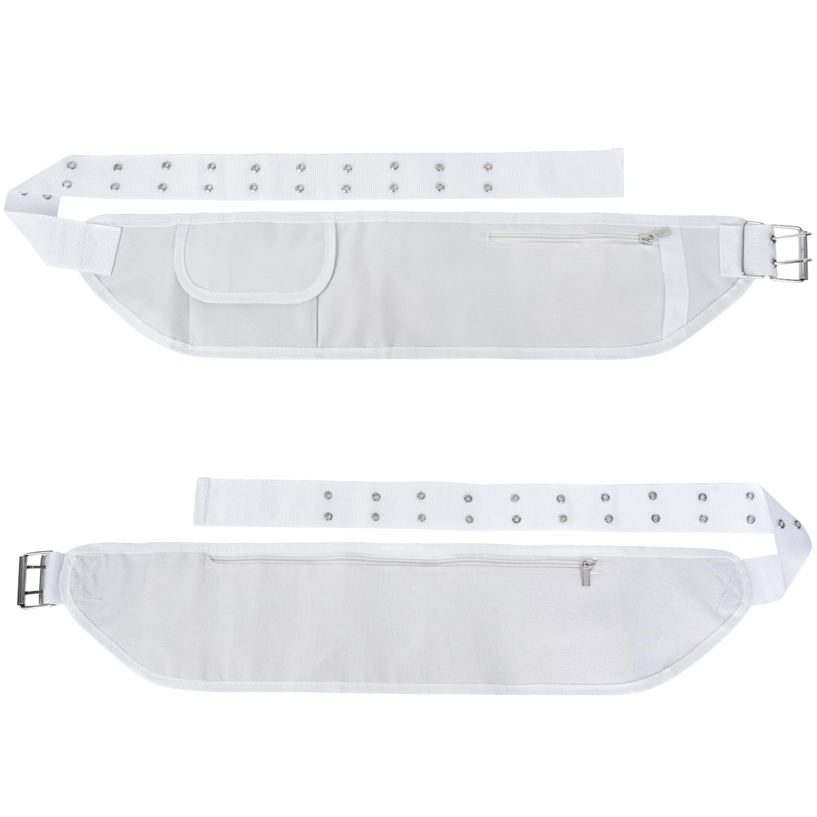 Ihram Belt for Men Hajj Umrah - Adjustable Ihram Money Belt with Pockets Hajj Belt Fashion Waist Packs Umrah Essentials Free-Size (Style A)