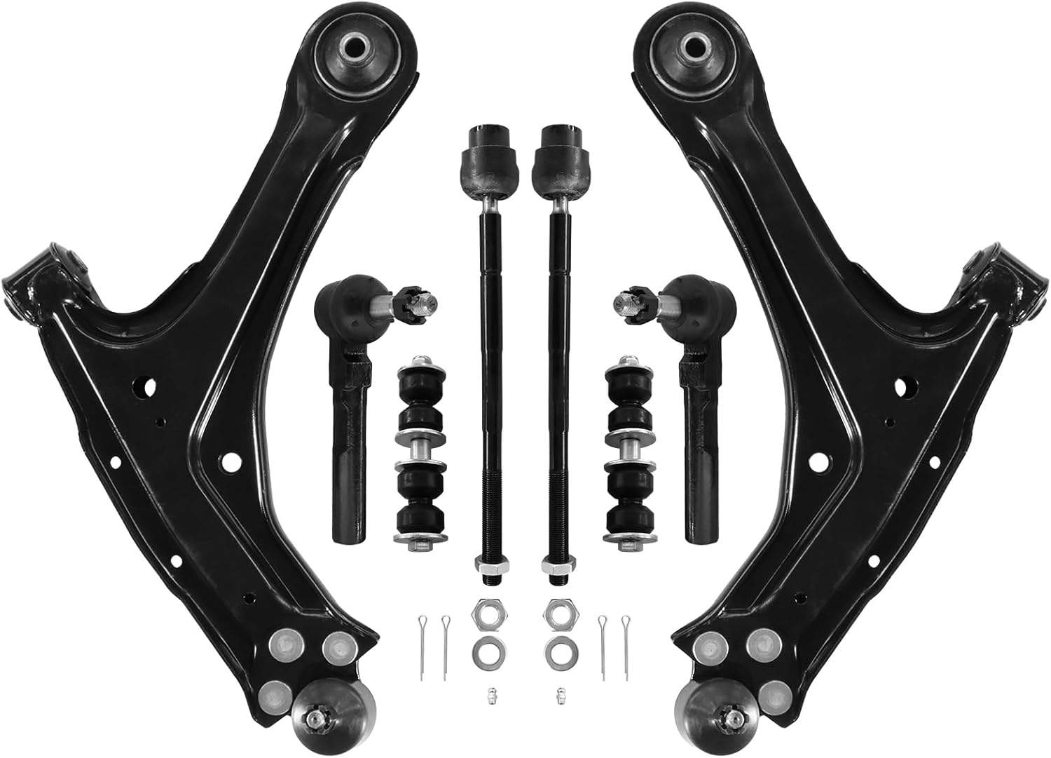 8pcs Front Suspension Kits Lower Control Arm Ball Joint for Chevy Classic 2004-2005, Malibu 1997-2003 | Oldsmobile Alero 1999-2004, Cutlass 1997-1999 | Pontiac Grand Am 1999-2005