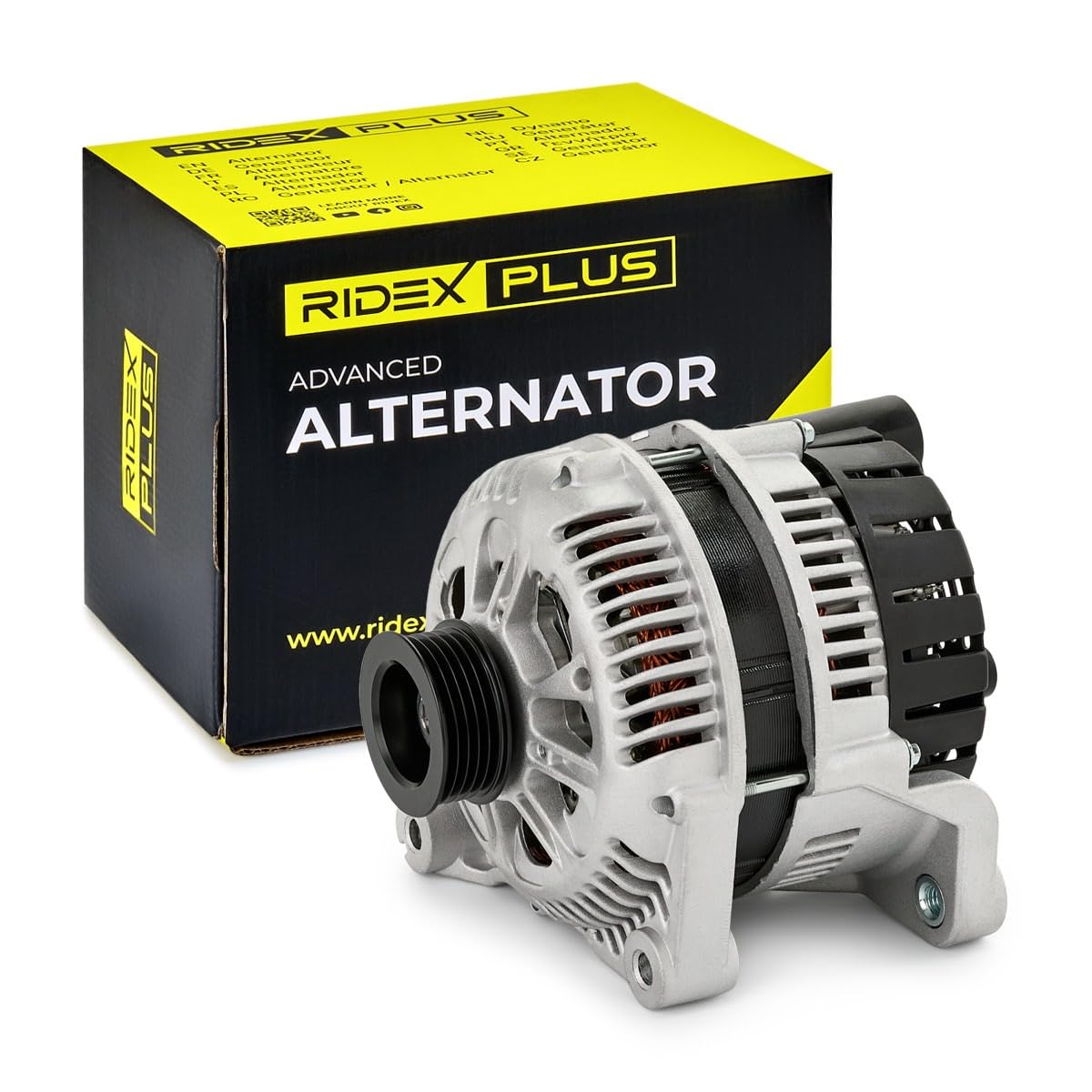 RIDEX PLUS 4G0128P Alternador con regulador incorporado Compatible con BMW 3 Sedán E46
