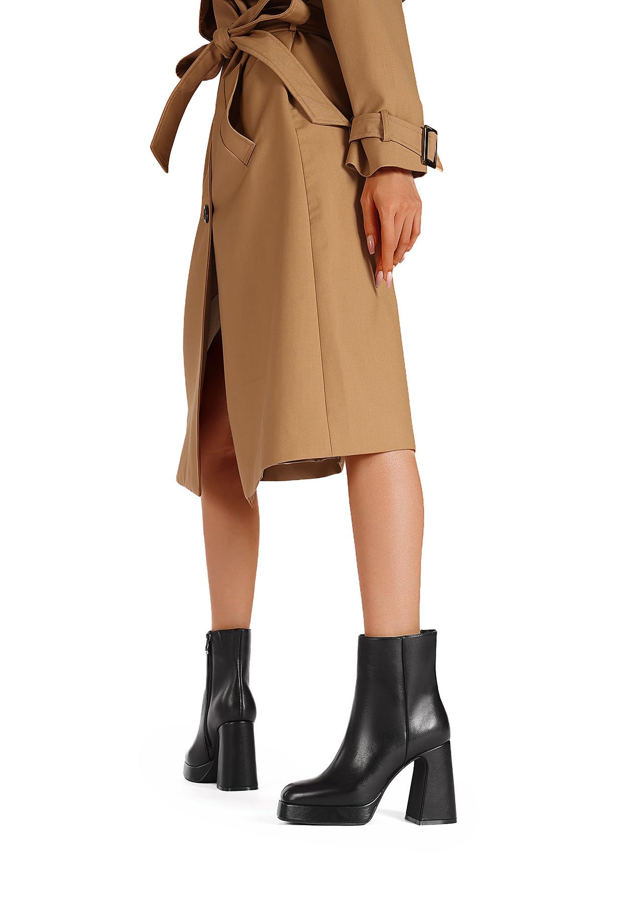 QUEEN HELENA Tronchetti con Plateau Stivaletti Casual Donna WS13607