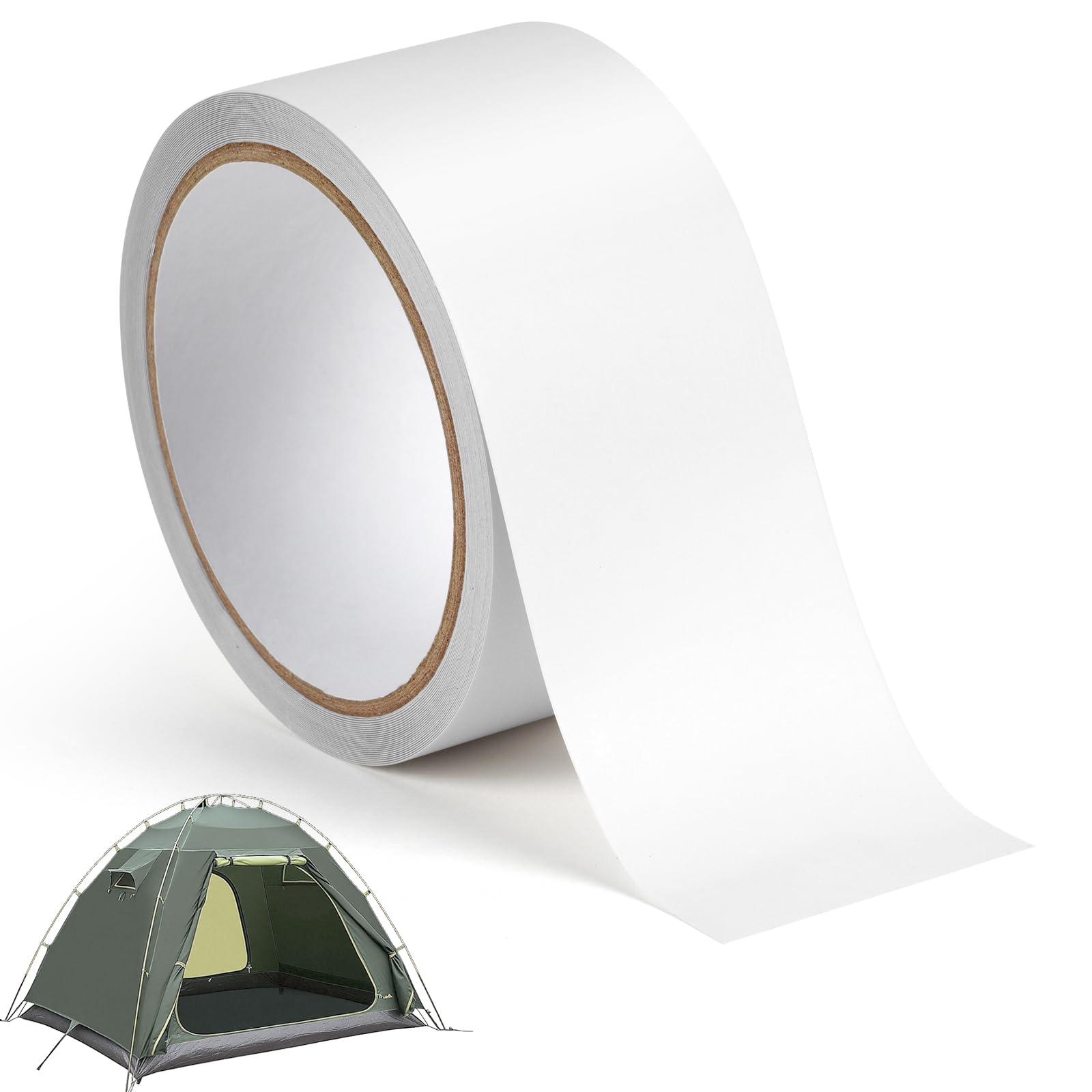 AOOWU Tent Repair Tape, 5cm x 7m Heavy Duty Tape Patch, Invisible Tent Repair Tape, Outdoor Waterproof Repair Tape, Tent Sail Tape, Tear Repair Patch Kit for Boat Covers, Canvas, Canopy