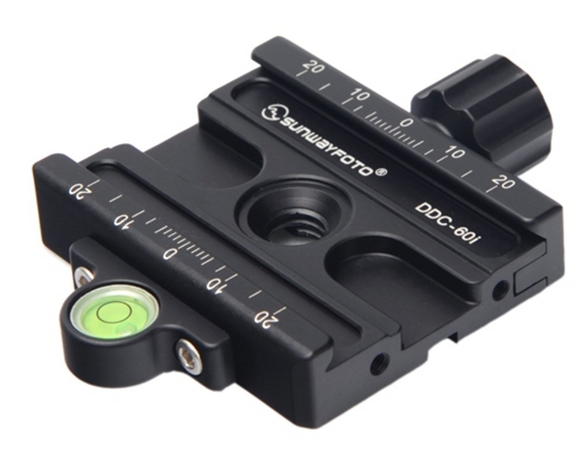 60mm Clamp DDC-60 Arca Compatible DDC60 1/4" inches 3/8 inches Sunway