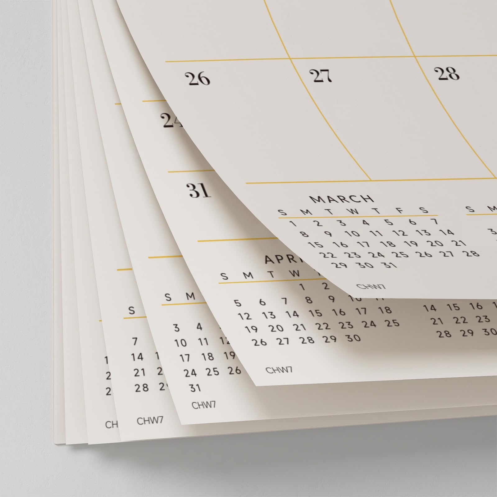 Jotsome Grande calendario da parete 2026-2027, calendario mensile da parete da ora a giugno 2027, 43,2 x 55,9 cm, per casa e ufficio per una facile organizzazione (aprile 2026 - giugno 2027, extra