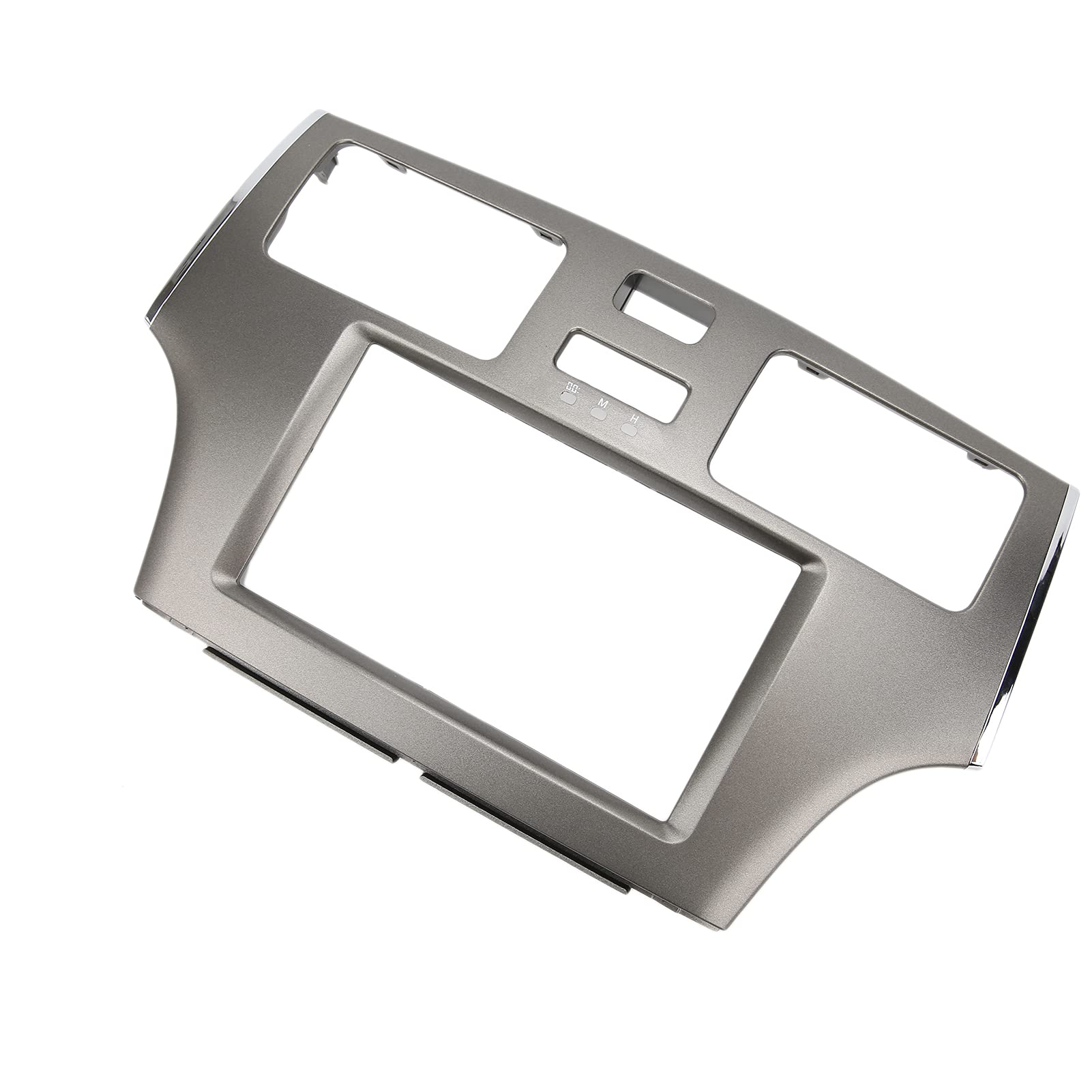 Marco de panel de salpicadero de radio de coche 2 Din compatible con Windom ES300 2008 embellecedor de montaje en tablero estéreo ABS negro