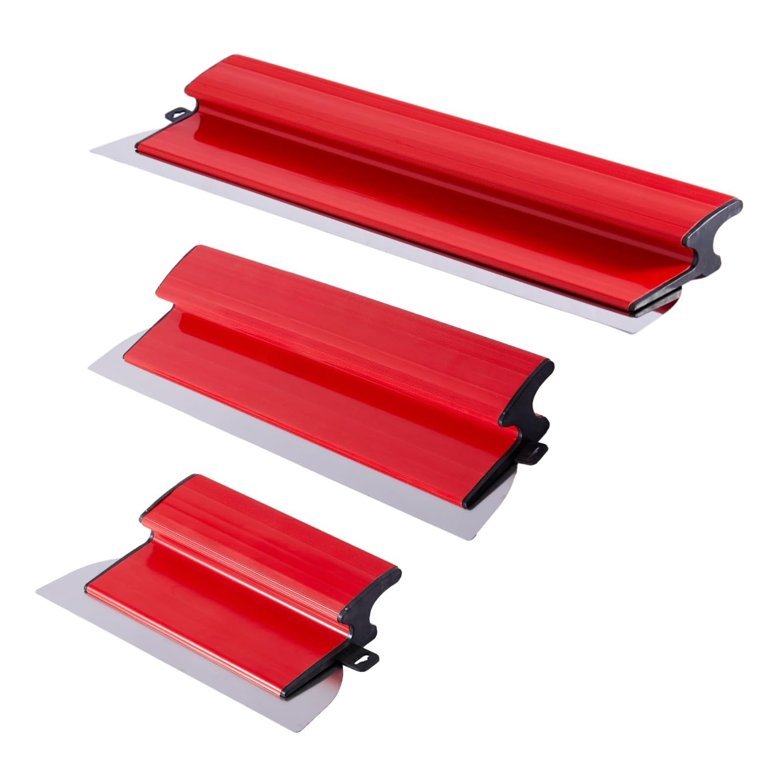 Drywall Skimming Blade, Drywall Smoothing Spatula, Smoothing Spatula, Plastering Wall Plastering Tools, Finishing Trowel, Speed Skim Wall Plastering Tools for Plastering (3pcs(10inch/16inch/24inch))