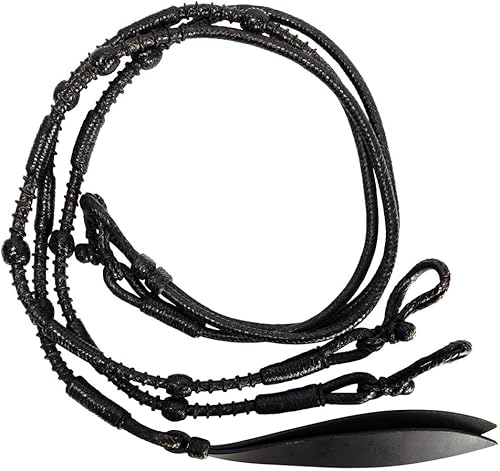 Schneiders Double S Classic Renas Romel de cuero crudo para caballos, 18 onzas, ideal para senderos, entrenamiento y espectáculos, lazo clásico en