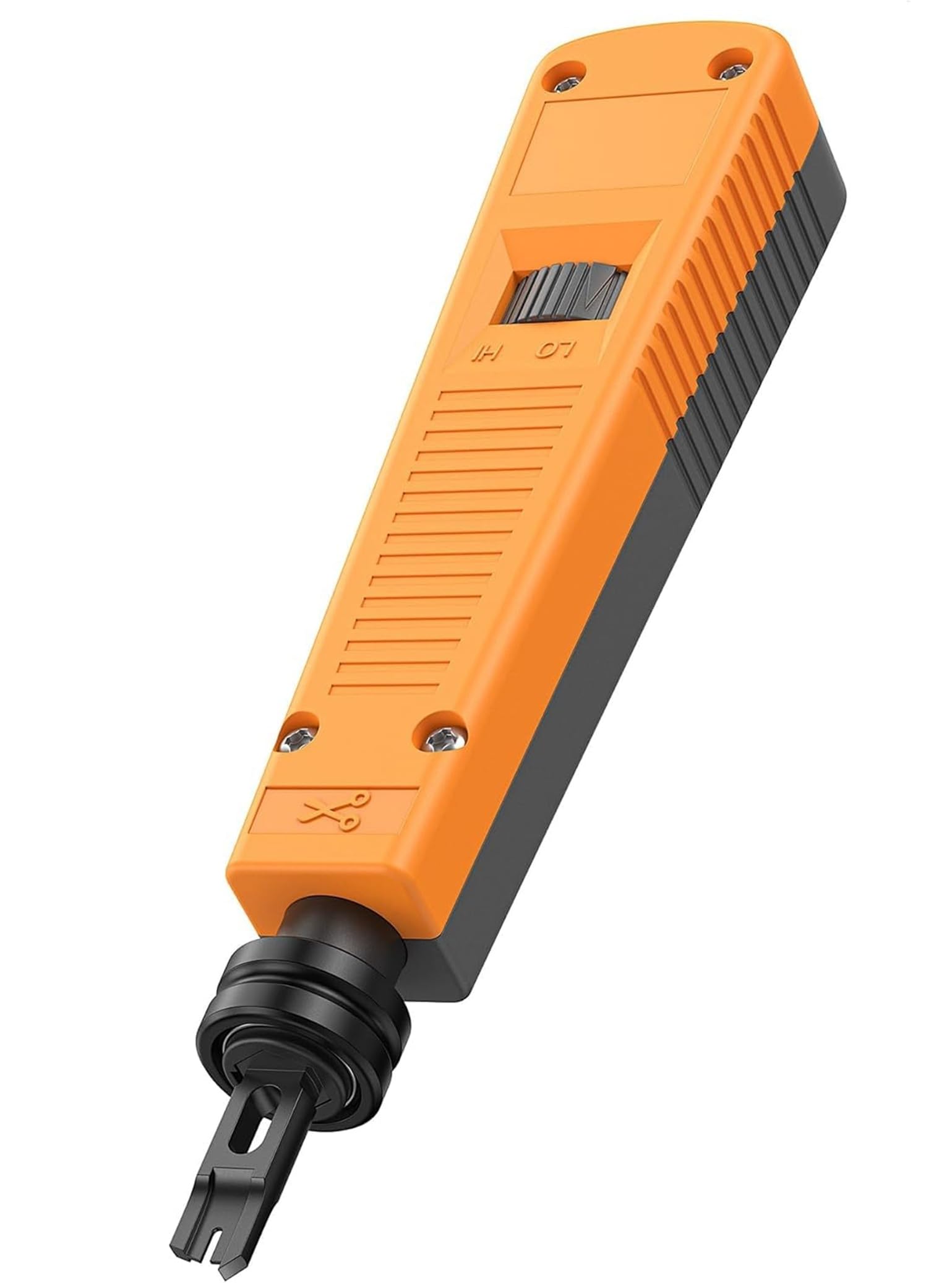 Punch Down Impact Tool,Network Wire Stripper,Multifunctional Stripping Cutter Hand Tool for All Types of 110 Modules (Orange)-image-47