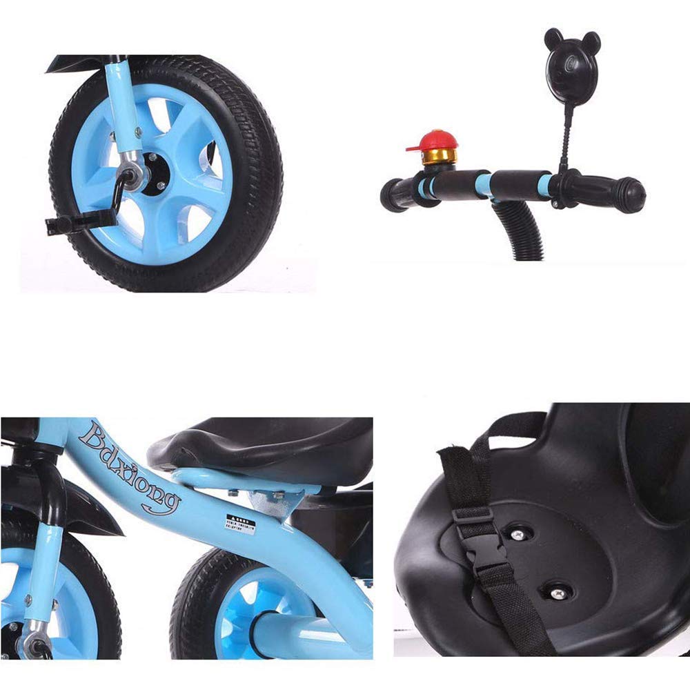 Amazon.co.jp: 三輪車トライクキッズ三輪車収納ビン付き、安全三角構造