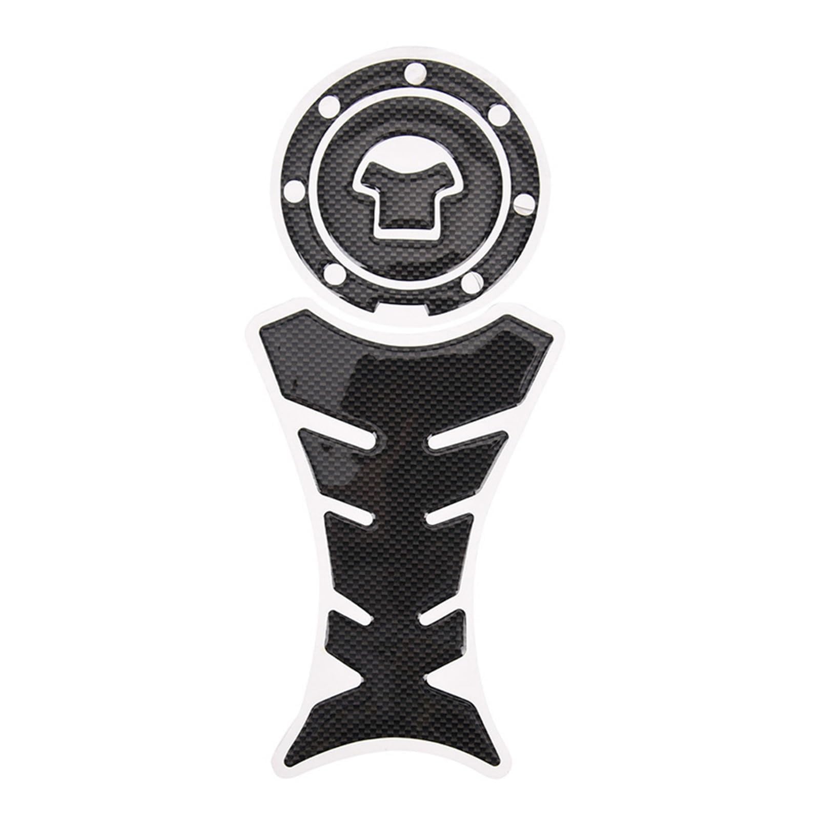 ONEMAJI 2 Pcs Motorbike Tank Pad for BMW K75/75-S 1990-1996, Motorcycle Fuel Gas Cap Cover Paint Protection Sticker Carbon Decal Guard Shield