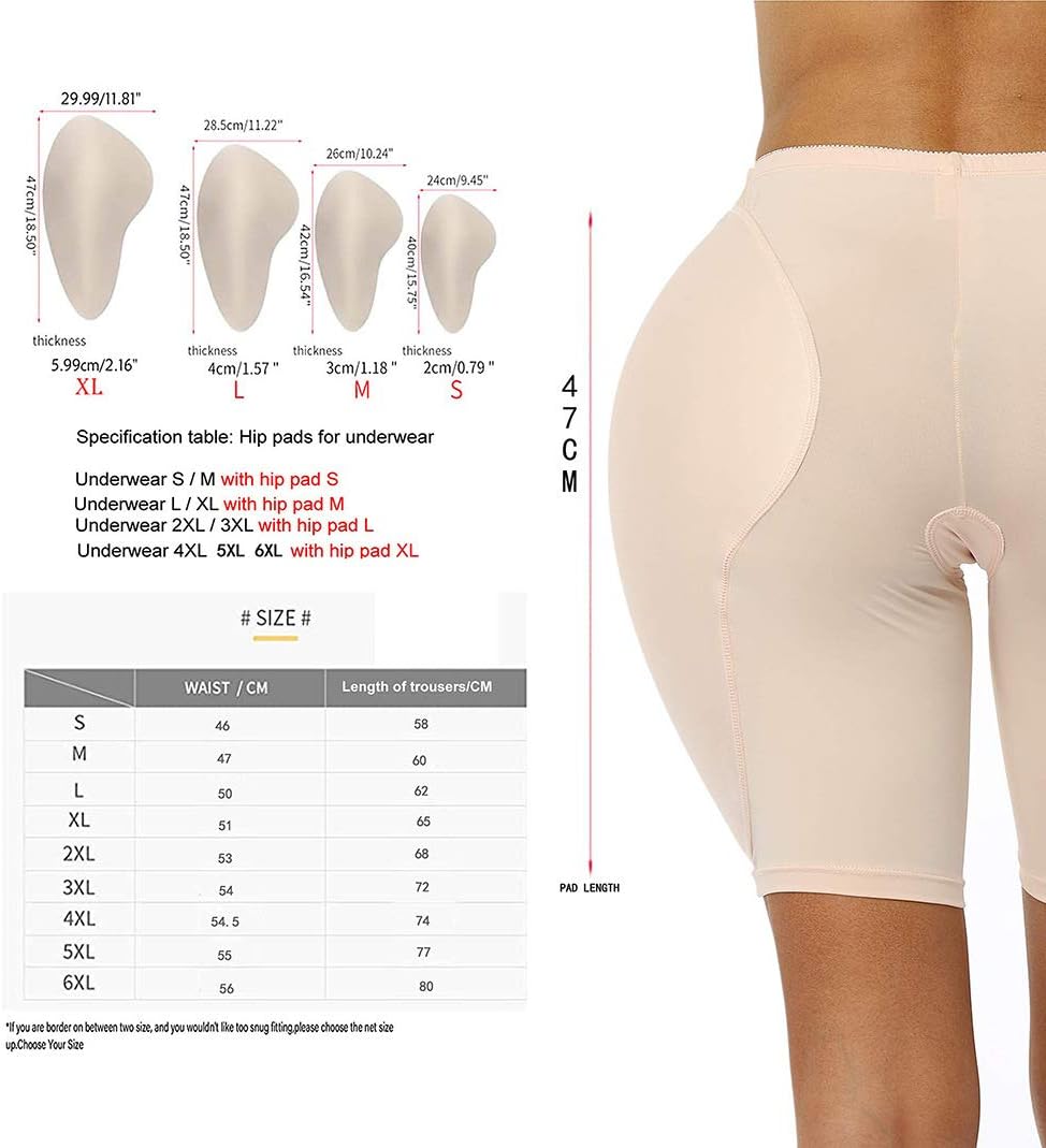 Crossdressing Butt Lifter Slimming Pants Thigh Trimmer Shaping Knickers Hip Enhancer Padded Breathable Boyshorts
