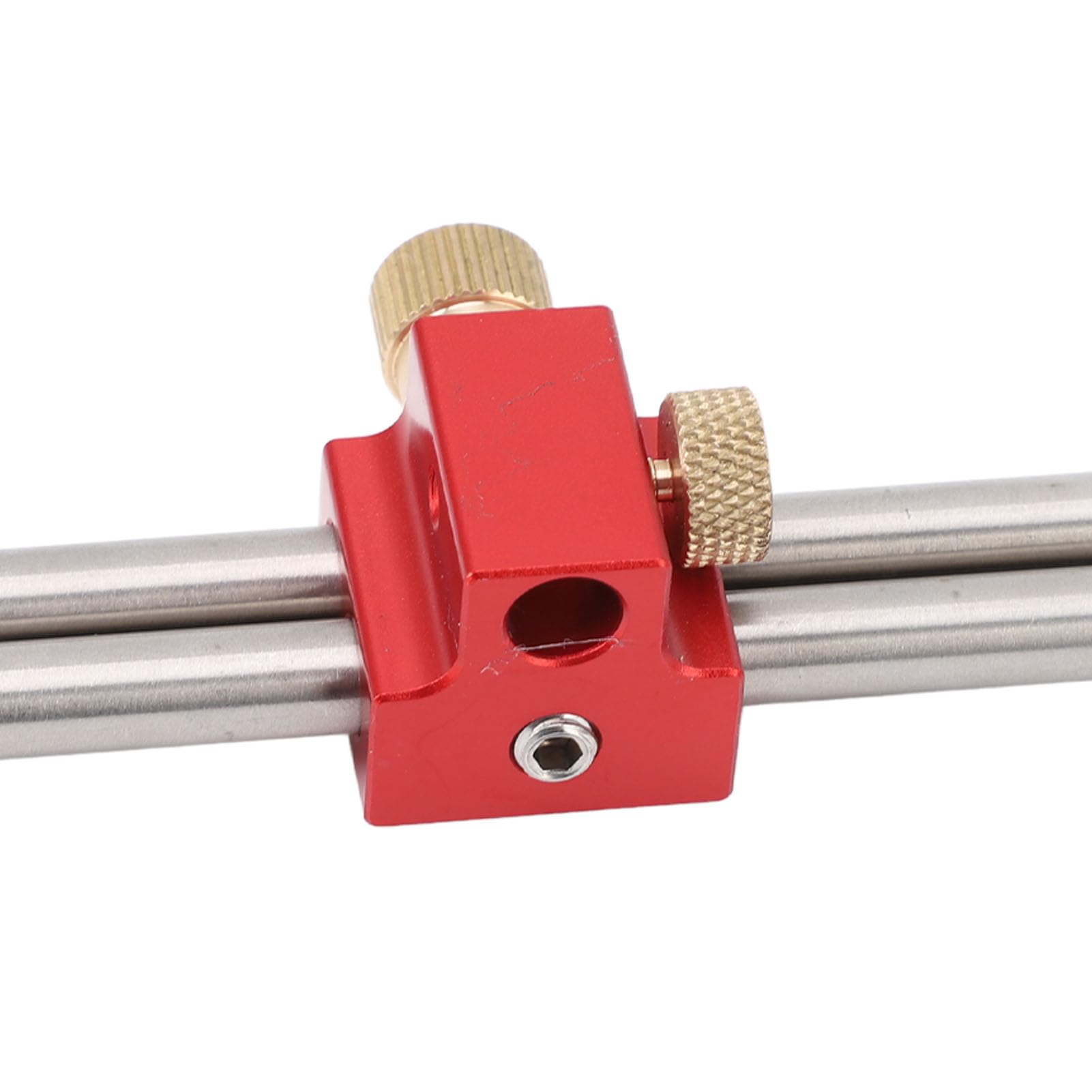 SIXRUN Trazador de Carpintería Regla Modular 3 en 1 Herramienta de Medición de ángulo de Aleación de Aluminio con Dibujo Circular y Posicionamiento de Ranura Lateral para Carpinteros Carpinteros