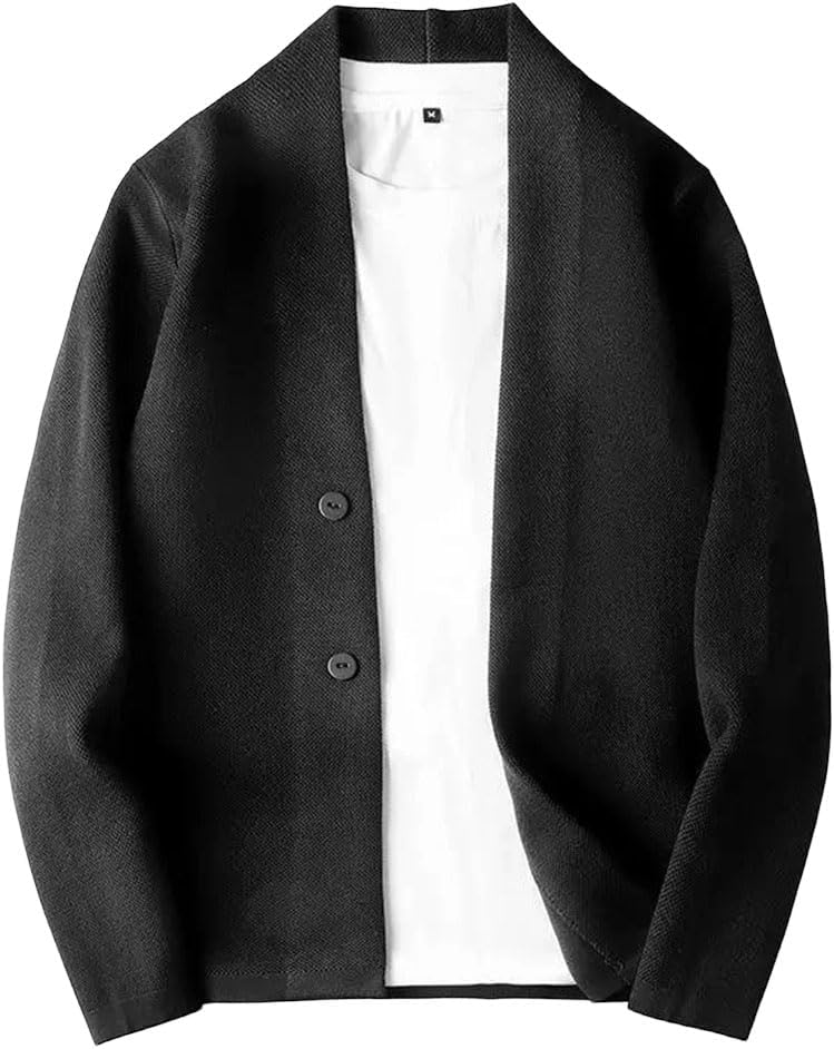 Men’s Knit Cardigan Slim Fit V-Neck Button Sweater Business Casual Soft Knitwear