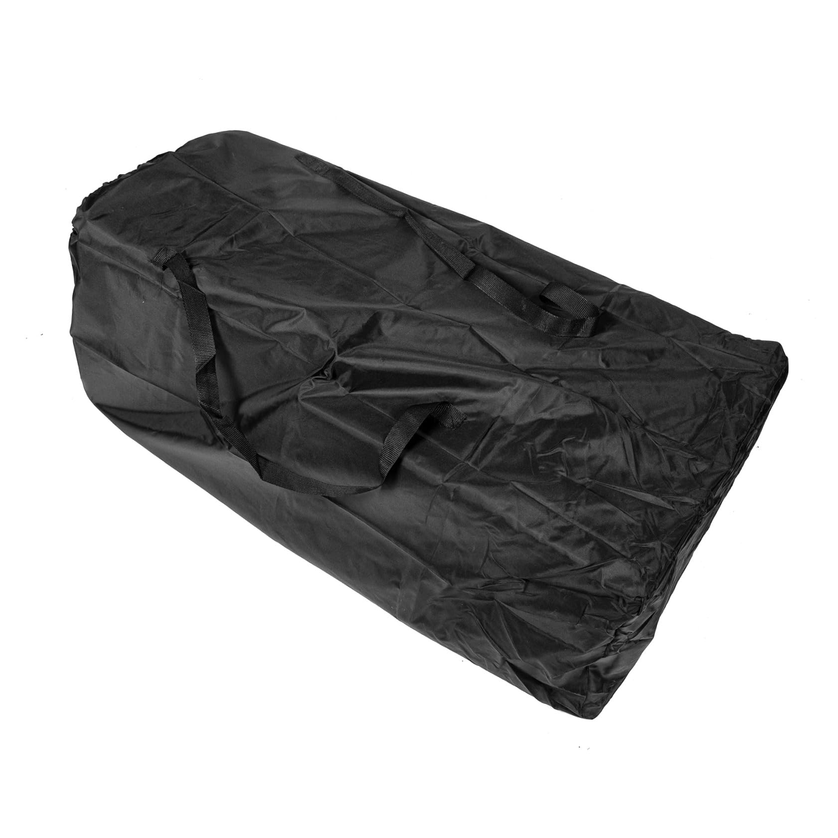 Borsa per Passeggino in Nylon Nero Compatibile la Maggior Parte dei Modelli, Chiusura Coulisse Bloccabile, Doppia Tracolla per Viaggio in Aereo e Trasporto Comodo