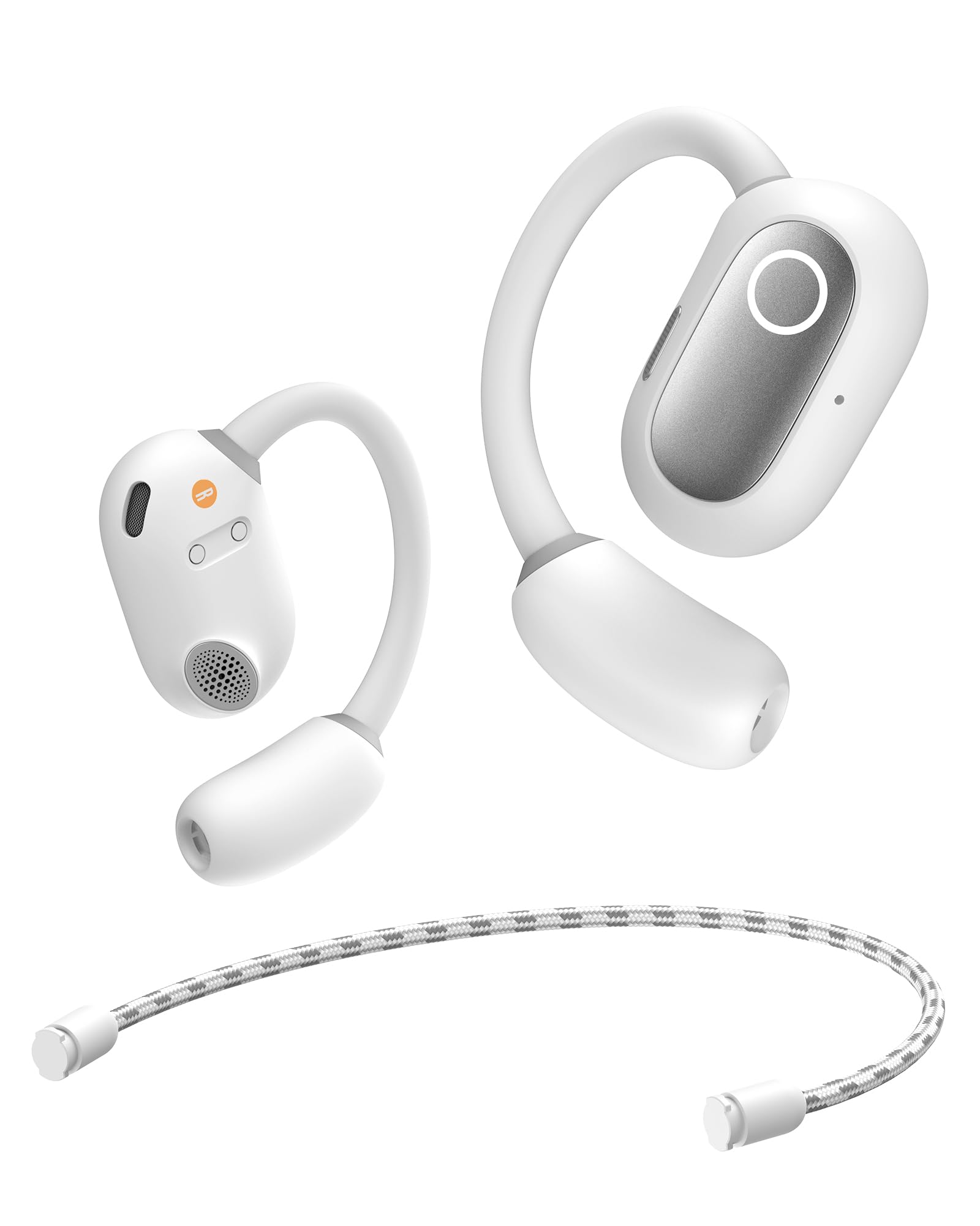 Baseus Eli Sport 1 Open Ear Kopfhörer Bluetooth, Direktionale Akustik, Druckvoller Bass, Ultraleicht, IPX4 Wasserdicht, ENC-Mikrofone, Kopfhörer Kabellos Bluetooth 5.3 Für Laufen, Training, Fitness