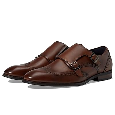 Stacy Adams Karson Wing Tip Double Monk Strap Men