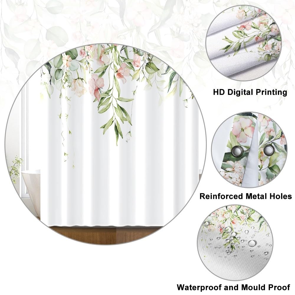 Uiiooazy Green Eucalyptus Shower Curtain - Image 4