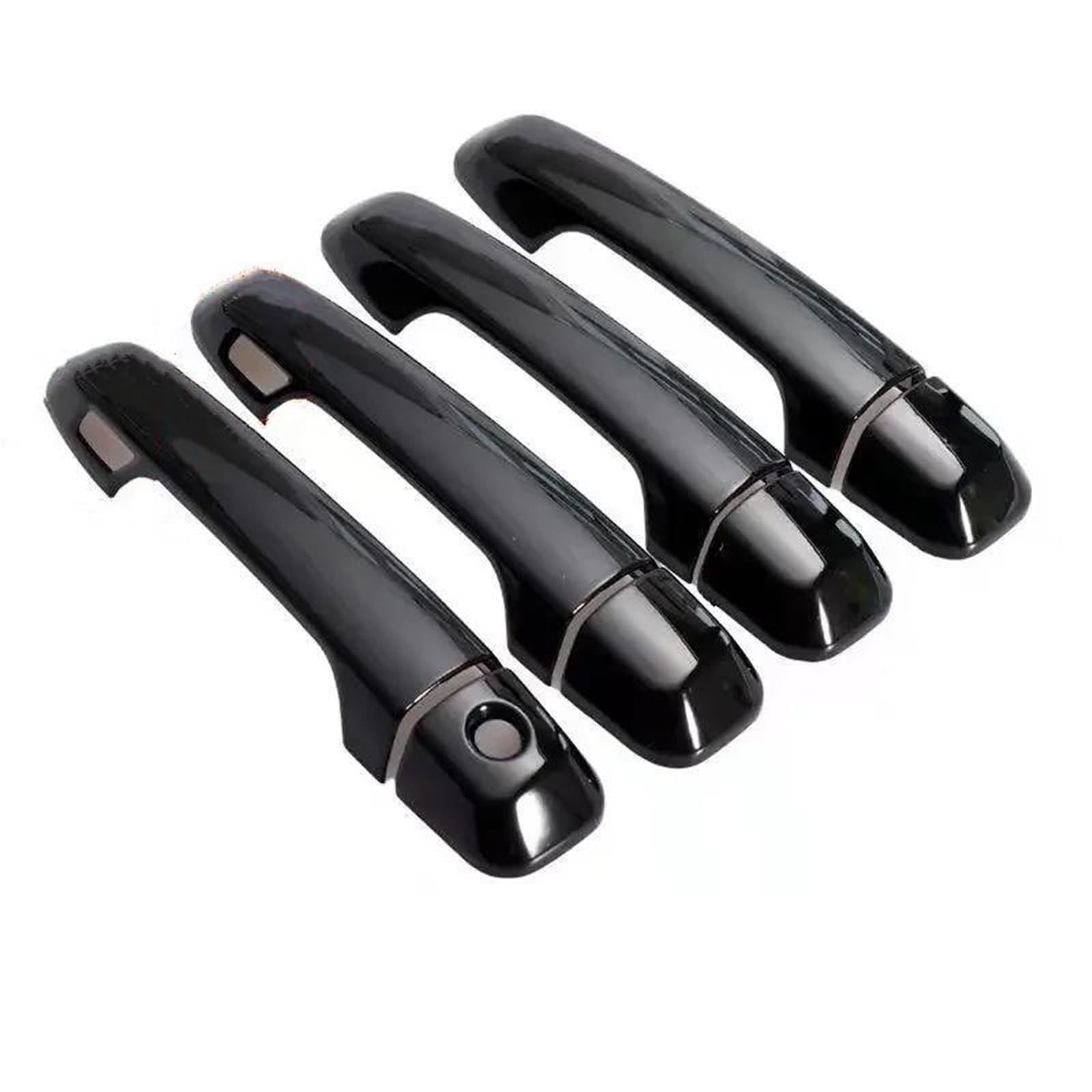 QIBBEI Door Handles Glossy Black Car Door Handle Cover Styling Accessories for Land for Cruiser for Prado 150 J150 LC150 LC200 2010-2020