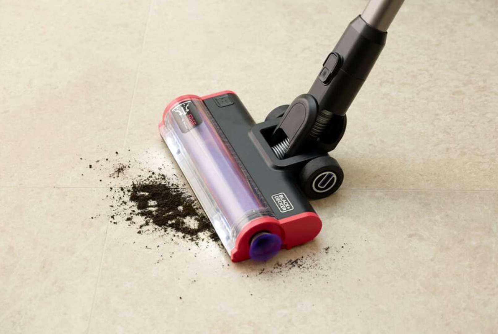 BLACK+DECKER Aspiradora Escoba con Extensión para Suelos, 21.6V 4Ah, Motor Sin Escobillas, BHFEA640WG-QW