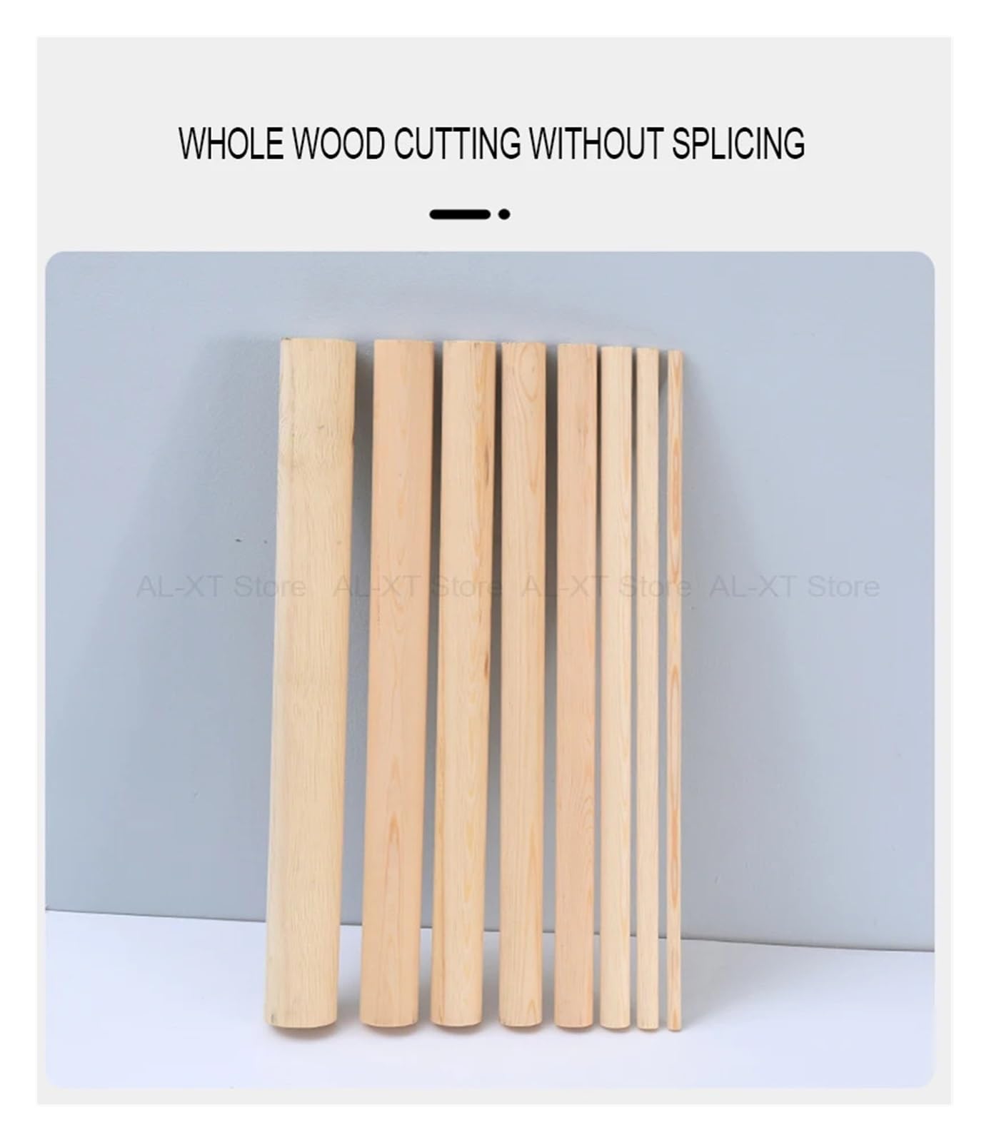 HolzstäBe Zum Basteln 1Pcs 50/60/65/70/80/90/100mm Diameter Solid Wooden Stick DIY Handmade Building Sand Table Model Material Furniture Accessories(400mm,70mm)