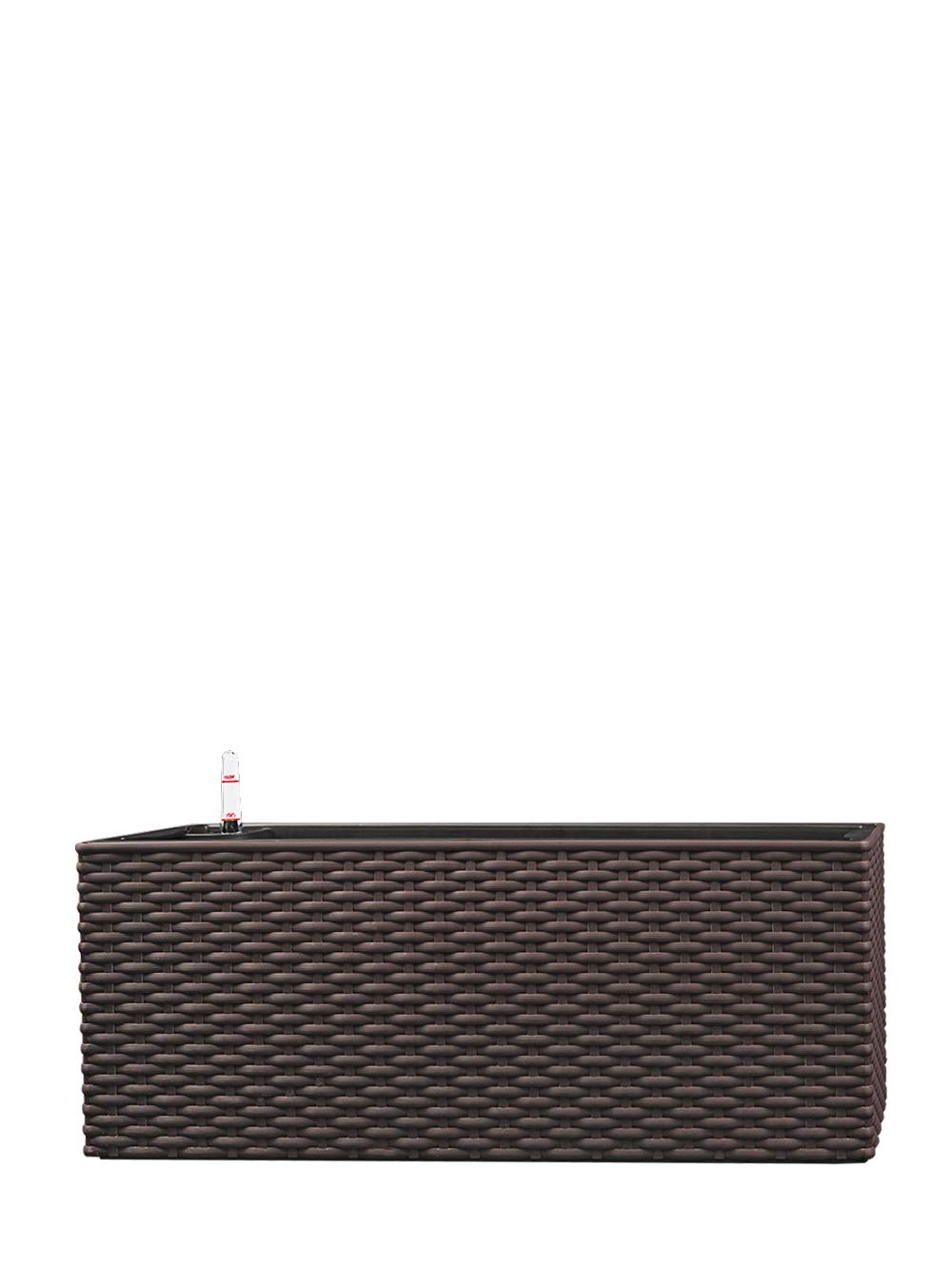 Pflanzwerk® ÖKOSYSTEM donica na rośliny TUB – doniczki z systemem nawadniania – 20 x 50 x 20 cm rattan brązowy *donica na kwiaty do wewnątrz i na zewnątrz * * * ochrona przed promieniowaniem UV * * markowa jakość