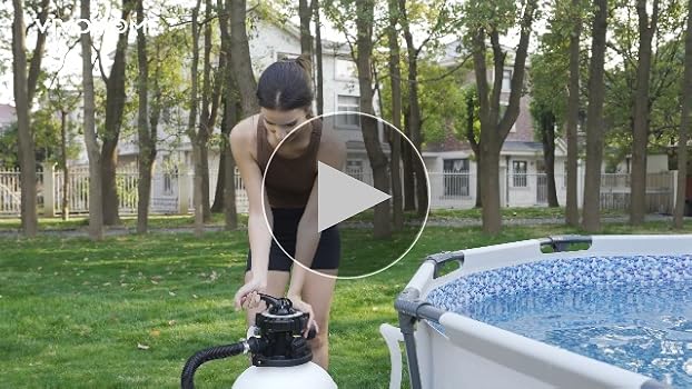 【sand 2 water】 VIVOHOME 14 in. 200 sq. ft. Sand Filter with 2850 GPH Above