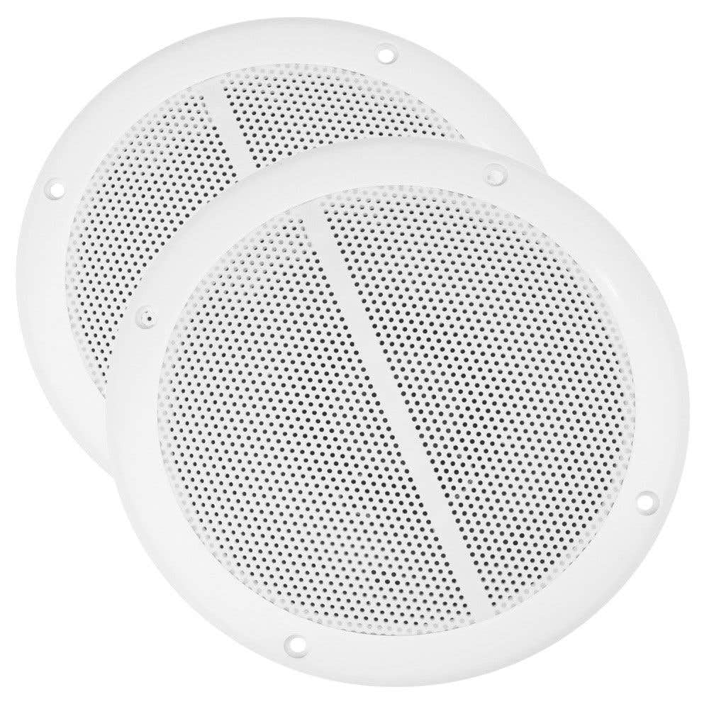 Power Dynamics MS50-2 Haut-Parleurs 80W Résistants à l'eau, 5,25 Pouces, Idéal à Intégrer dans Les Salles de Bain, Les Bateaux, Les Piscines