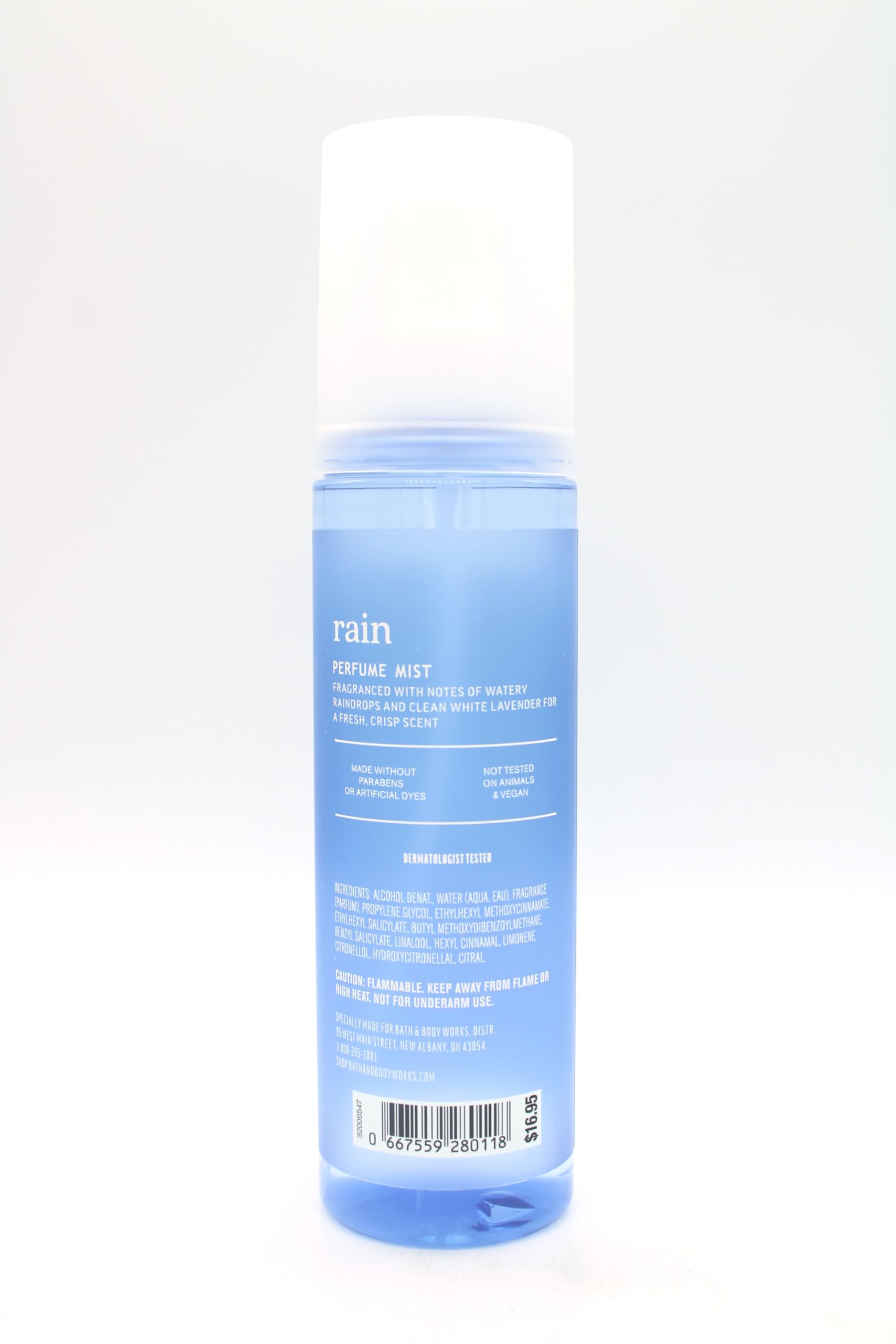 Rain (Water), Bath and Body, Perfume Mist Body Spray, 6 fl oz