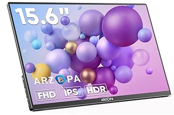 Amazon.co.jp: モバイルモニター 15.6インチ ARZOPA ポータブル