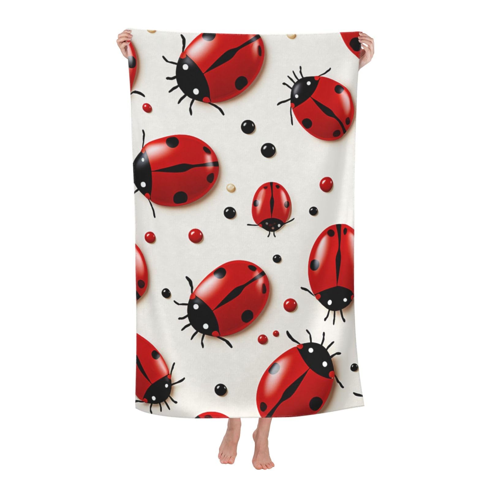 Serviette de plage rouge drap de bain léger 80x130cm pour natation voyage camping