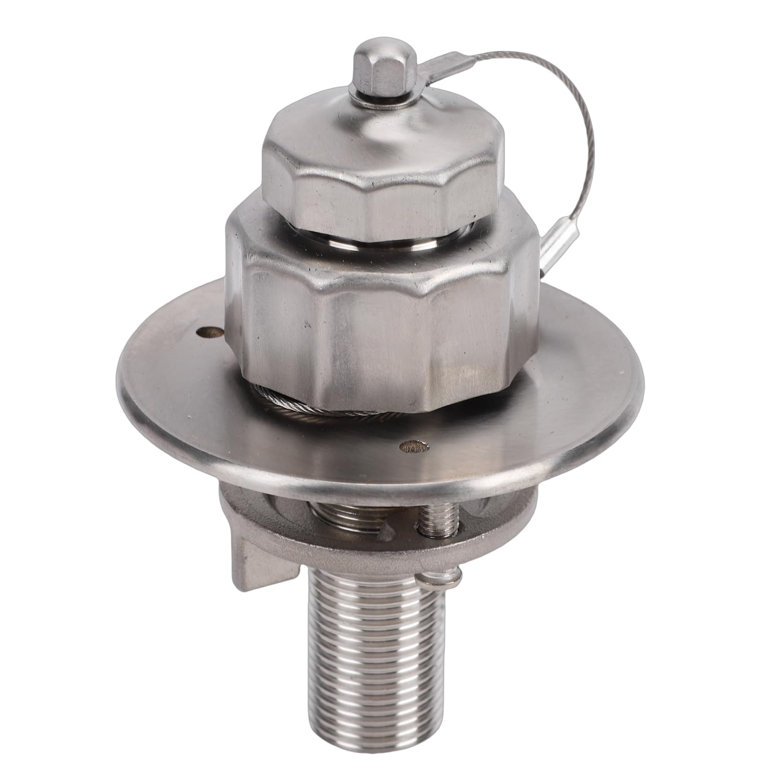Entrada de Agua de Ciudad para RV de Acero Inoxidable, Codo de Latón de 90 Grados de Grado Marino, Conector Rápido para Remolque de Autocaravana, Entrada de Llenado de Agua de