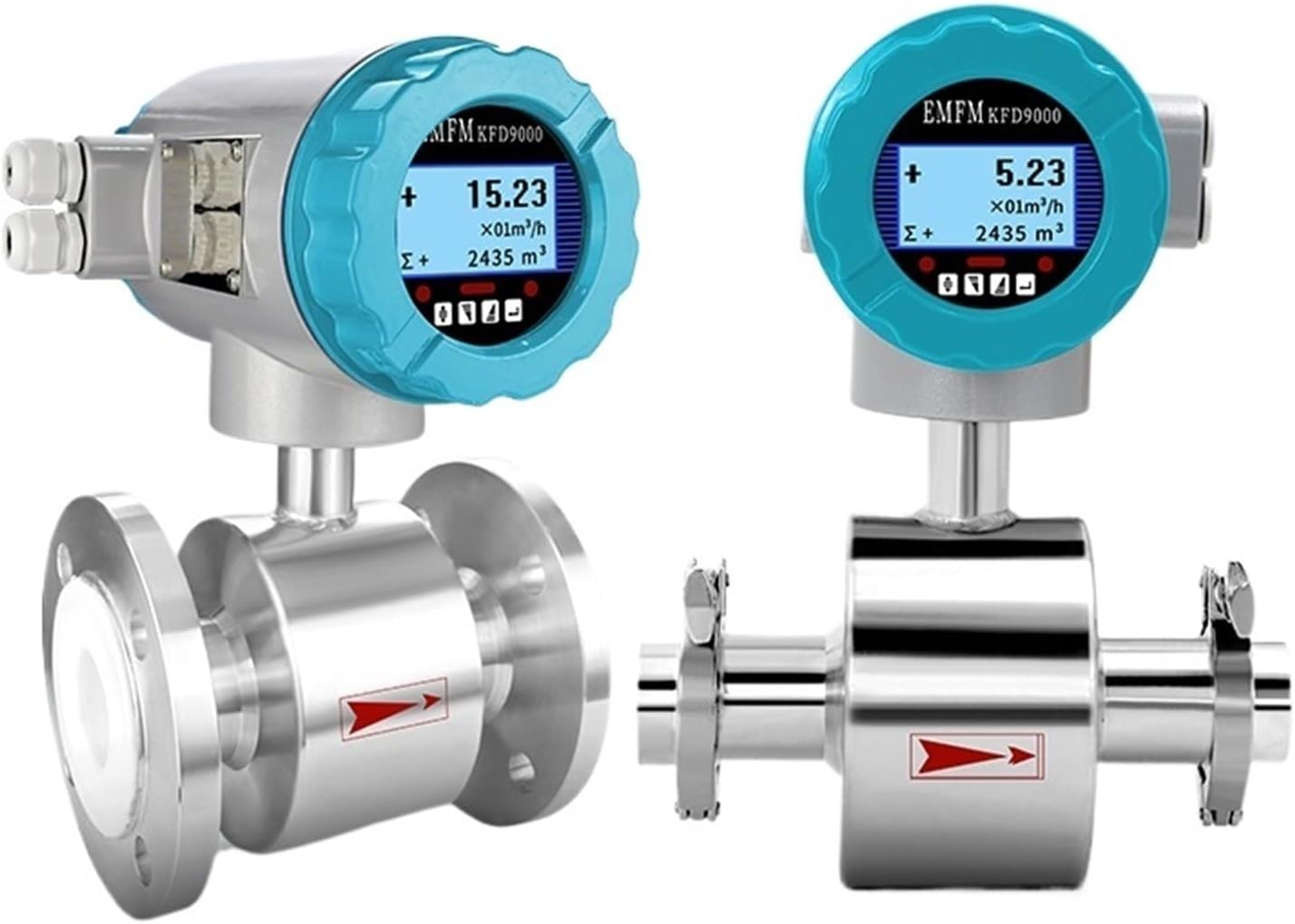 Grade 0.5/1.0 Precision DN10-DN3000IP65/IP68 protection Grade Electromagnetic Flowmeter Low Power Consumption(DN20)