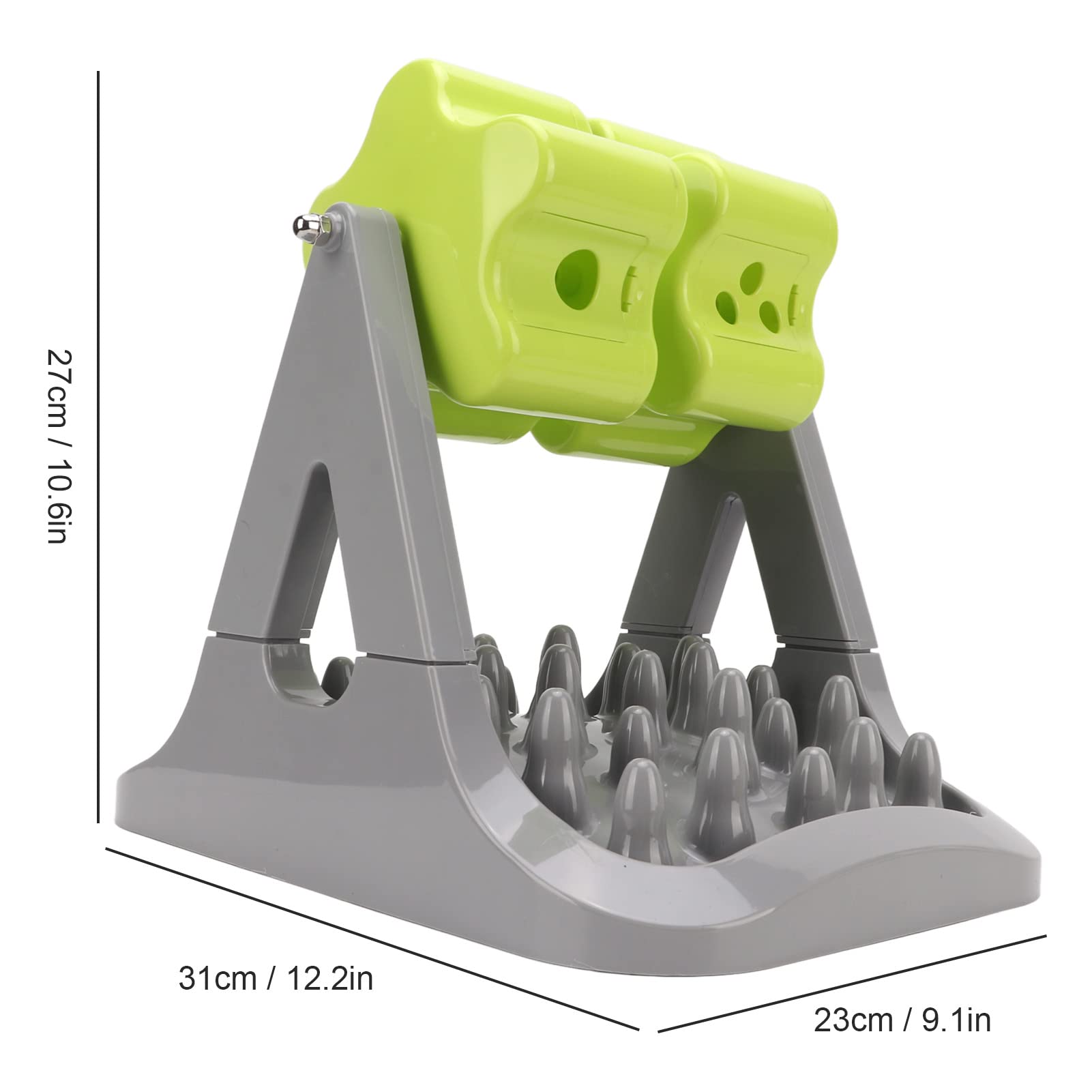 Haustier Slow Feeder, Interactive ABS Hundefutterspender, Behandlungsabgabe -Puzzlespielzeug zum Rollen und fallenden Snacks behandeln