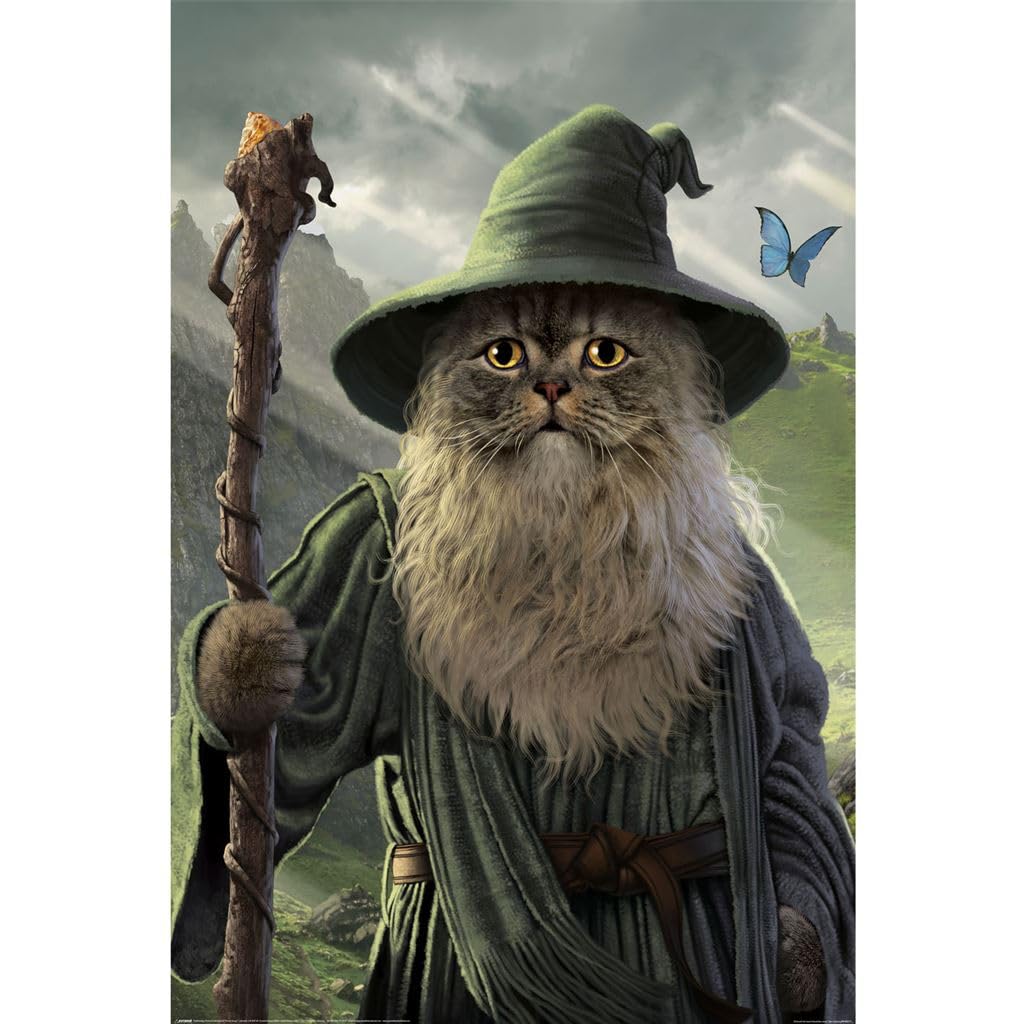 Pyramid International Catdalf Maxi Poster, 61cm x 91cm, One Size