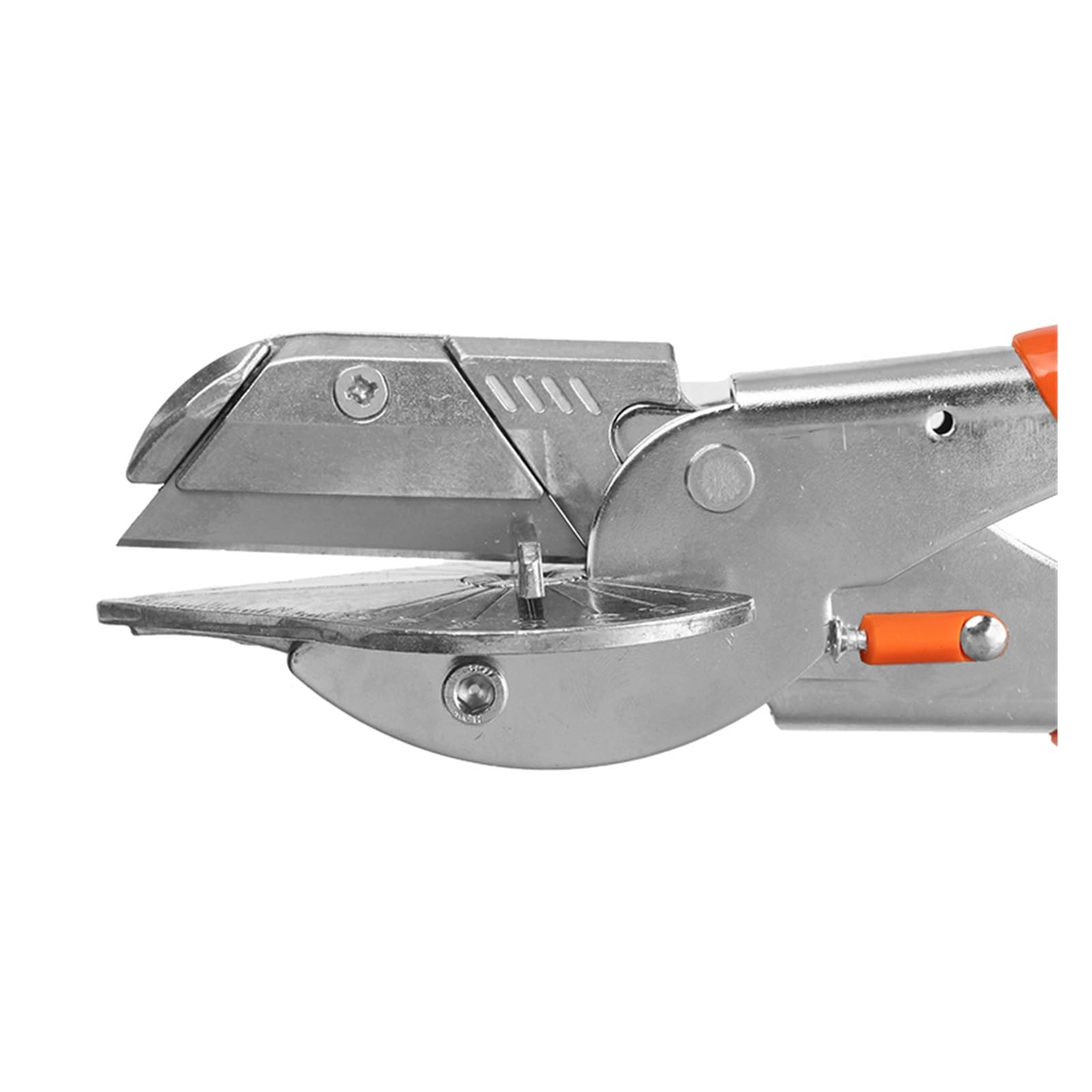 Cortador de tubos Cortador De Conductos De Alambre De Revestimiento De Inglete Multiángulo De 45-135 Grados, Tijeras De Manguera De Tubo De Plástico De PVC PE, Herramienta De Fontanería For Decoración