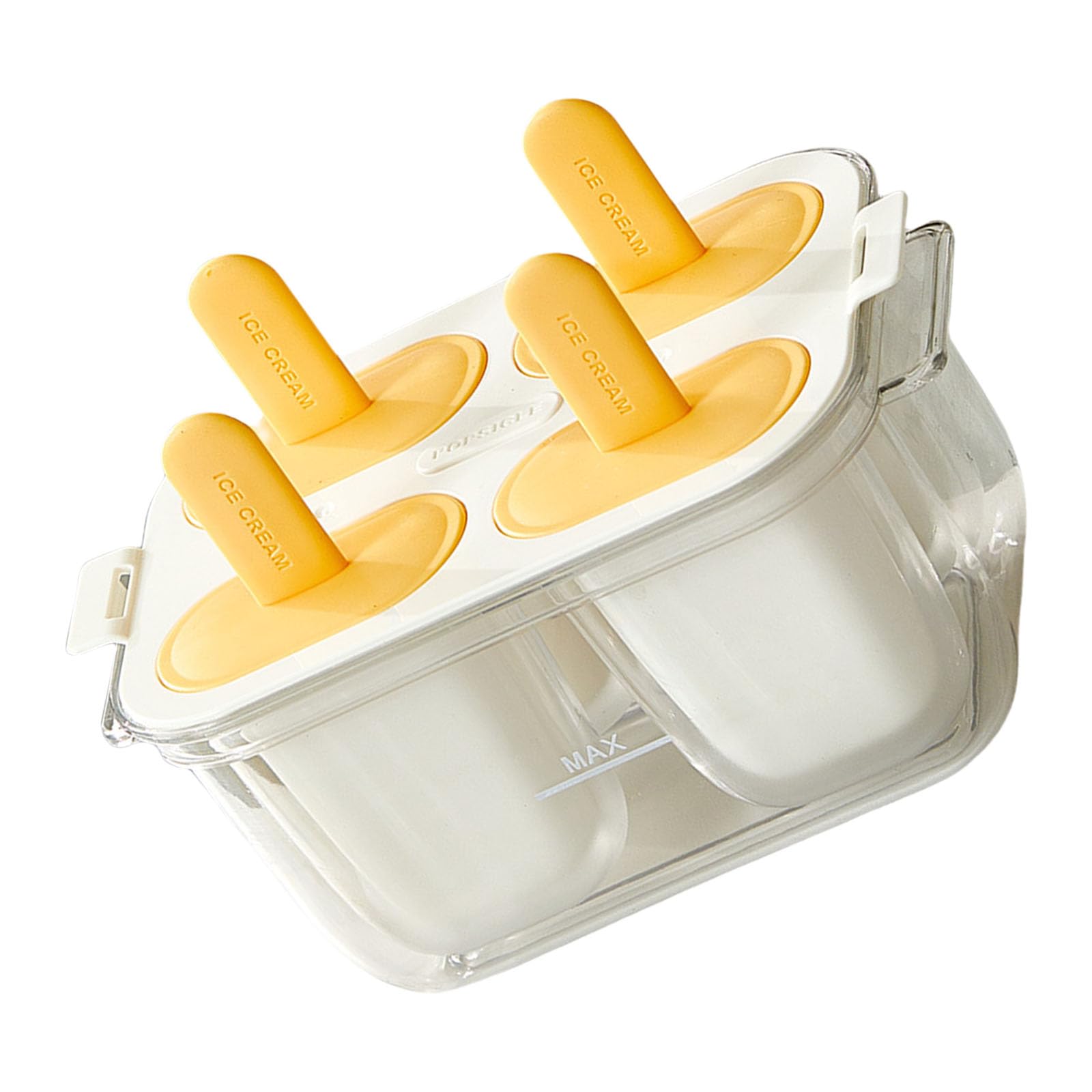 Moldes de silicona para helados, Categoría alimenticia del polo de la capa doble silicón multicolor for el helado y los cubitos hielo(Milk Powder)