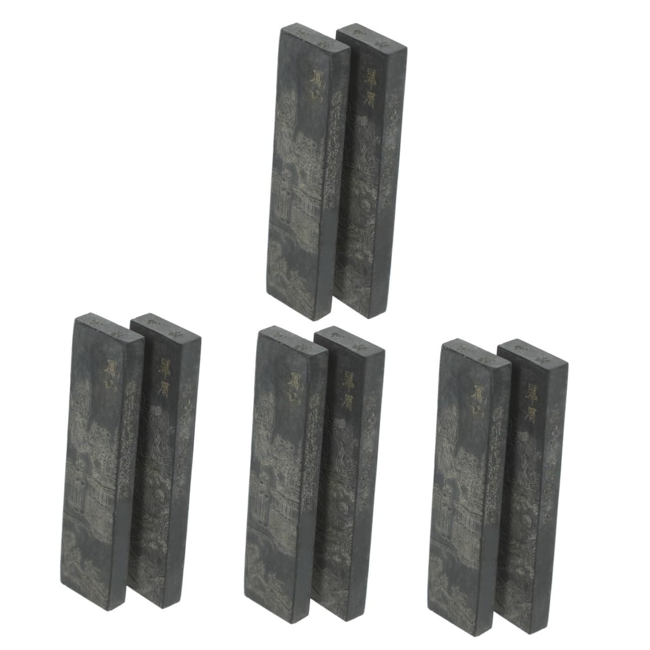 EXCEART 4 Sets Tintenstifte Kalligraphie-set Handgefertigt Traditionelle Chinesische Schreibpinsel Tintenblock 2 Stück X 4