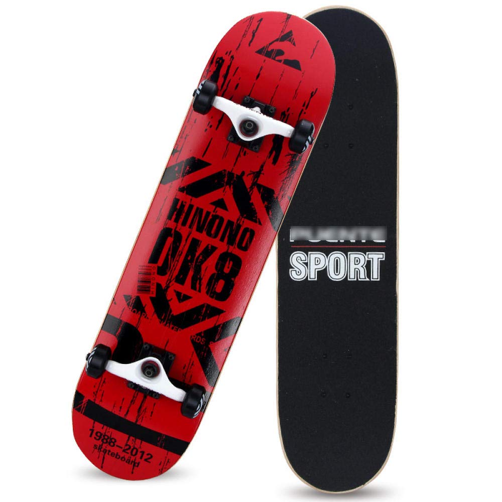 Standard Cruising Skateboards Adult Long Skateboard 318 Inch 8-Layer Maple Deck Non-Slip and Waterproof 95A Shock Absorption Suitable