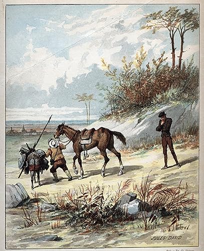 Toile abstraite Don Quichotte décoration salon moderne 60x90