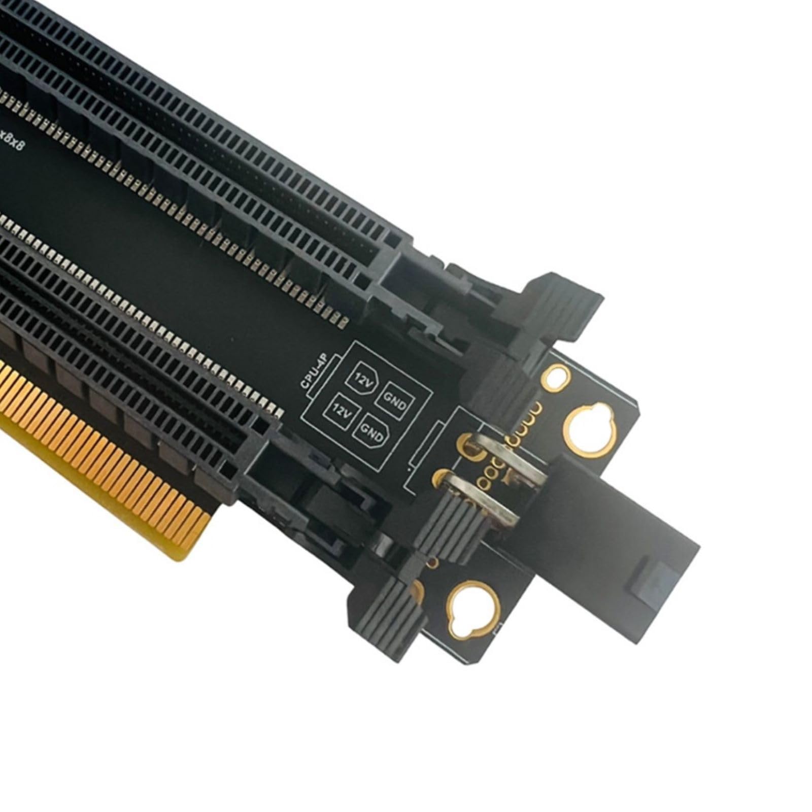 Tarjeta de expansión PCI-E 4.0 x16 1 a 2 GEN4 GEN3 Split Cads configurables como divisor de reloj IC de modo X8X8 1 a 2
