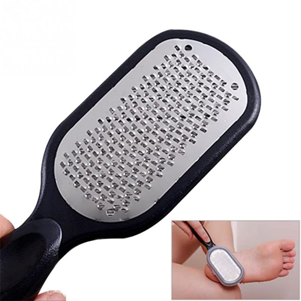 Lima de pies para eliminar callos de acero inoxidable, herramientas de pedicura